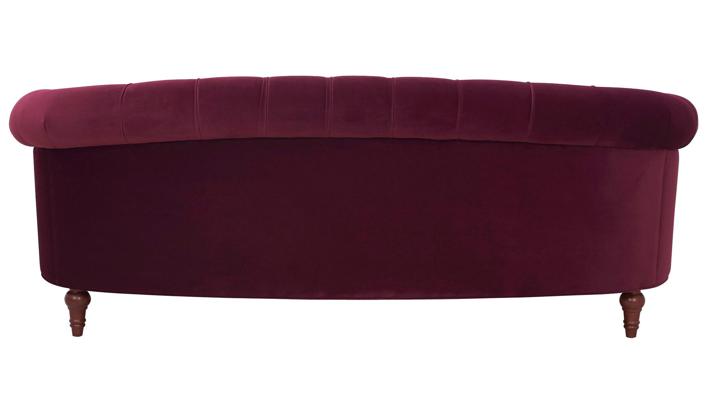 Jennifer Taylor Home La Rosa La Rosa Chesterfield Sofa, Burgundy, large