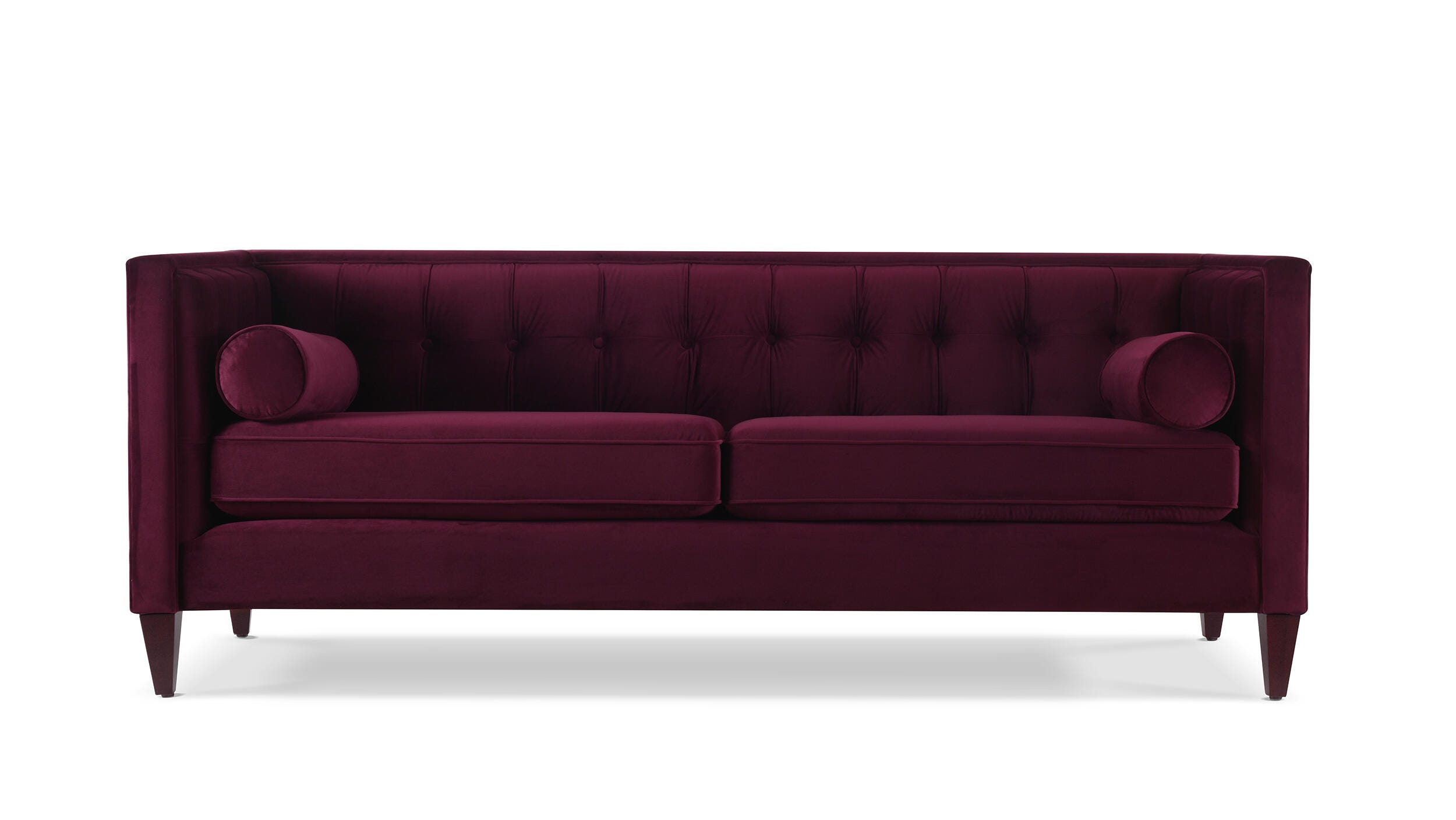 Jennifer Taylor home Jack Sofa, Burgundy, large