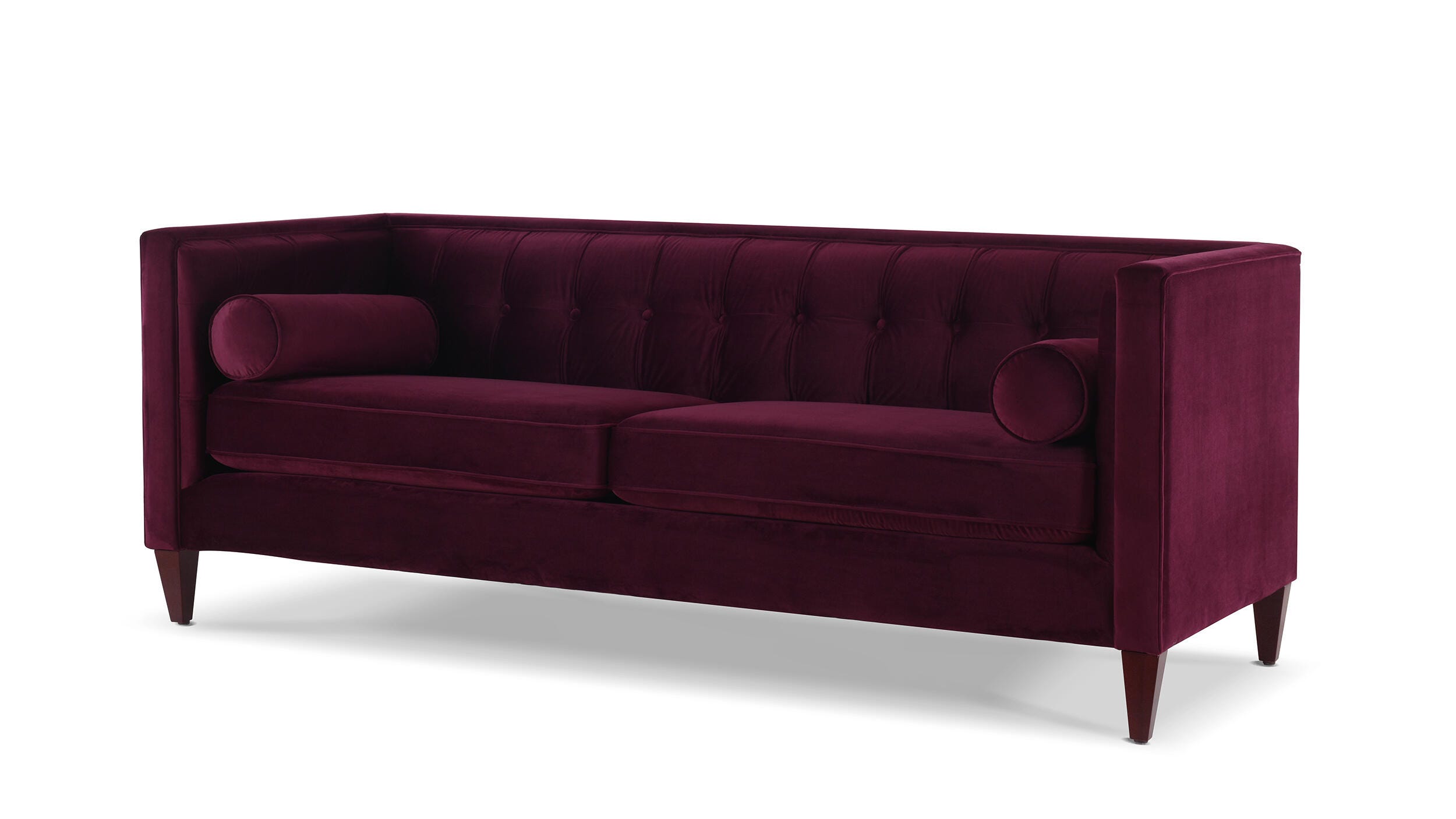 Jennifer Taylor Home Jack Jack Sofa, Burgundy, large