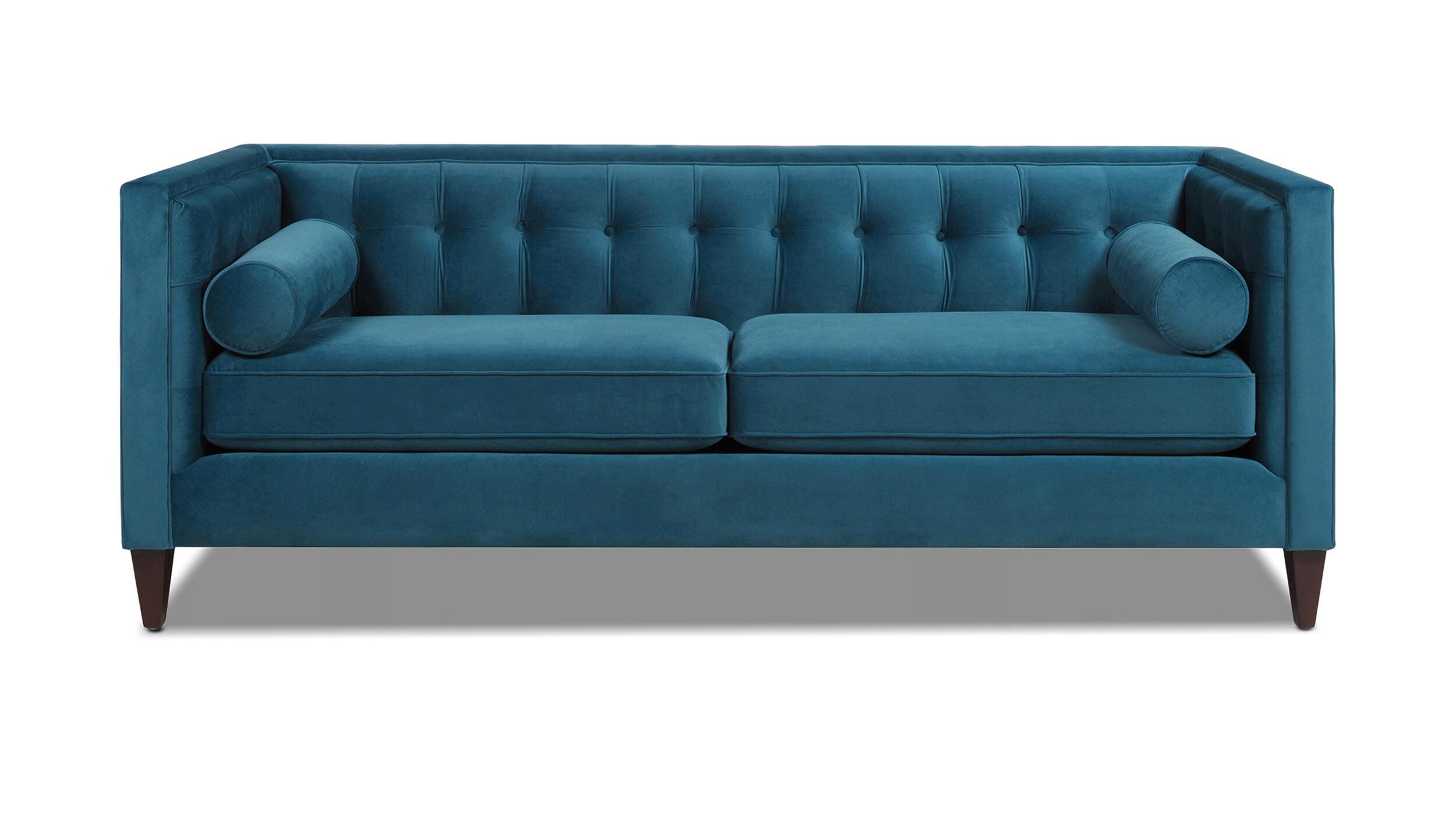Jennifer Taylor home Jack Sofa, Teal Blue, large