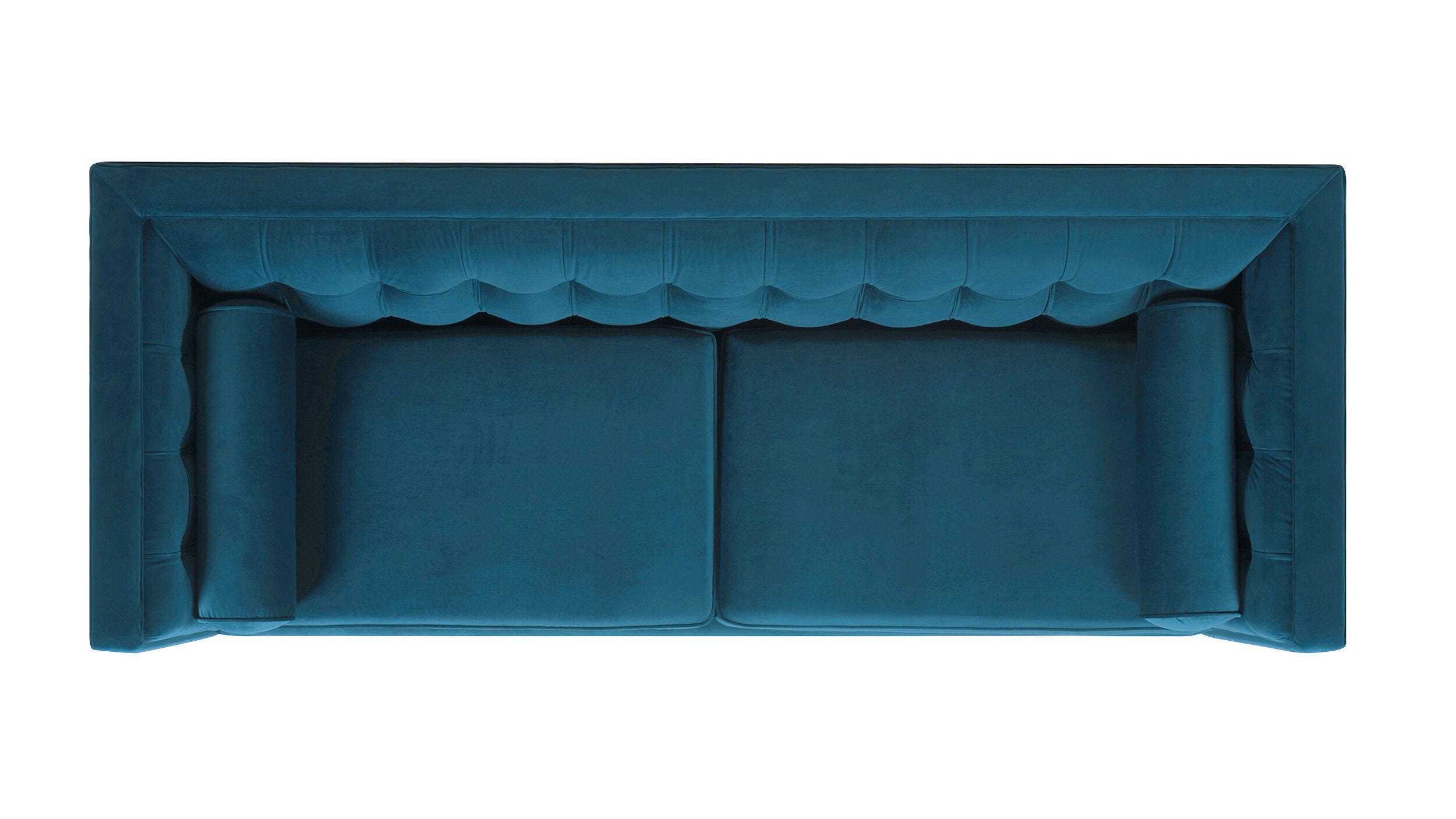 Jennifer Taylor Home Jack Jack Sofa, Teal Blue, large