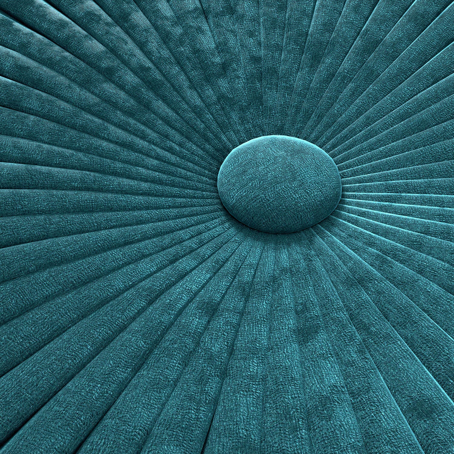 Simpli Home Grafton Pouf, Teal, large