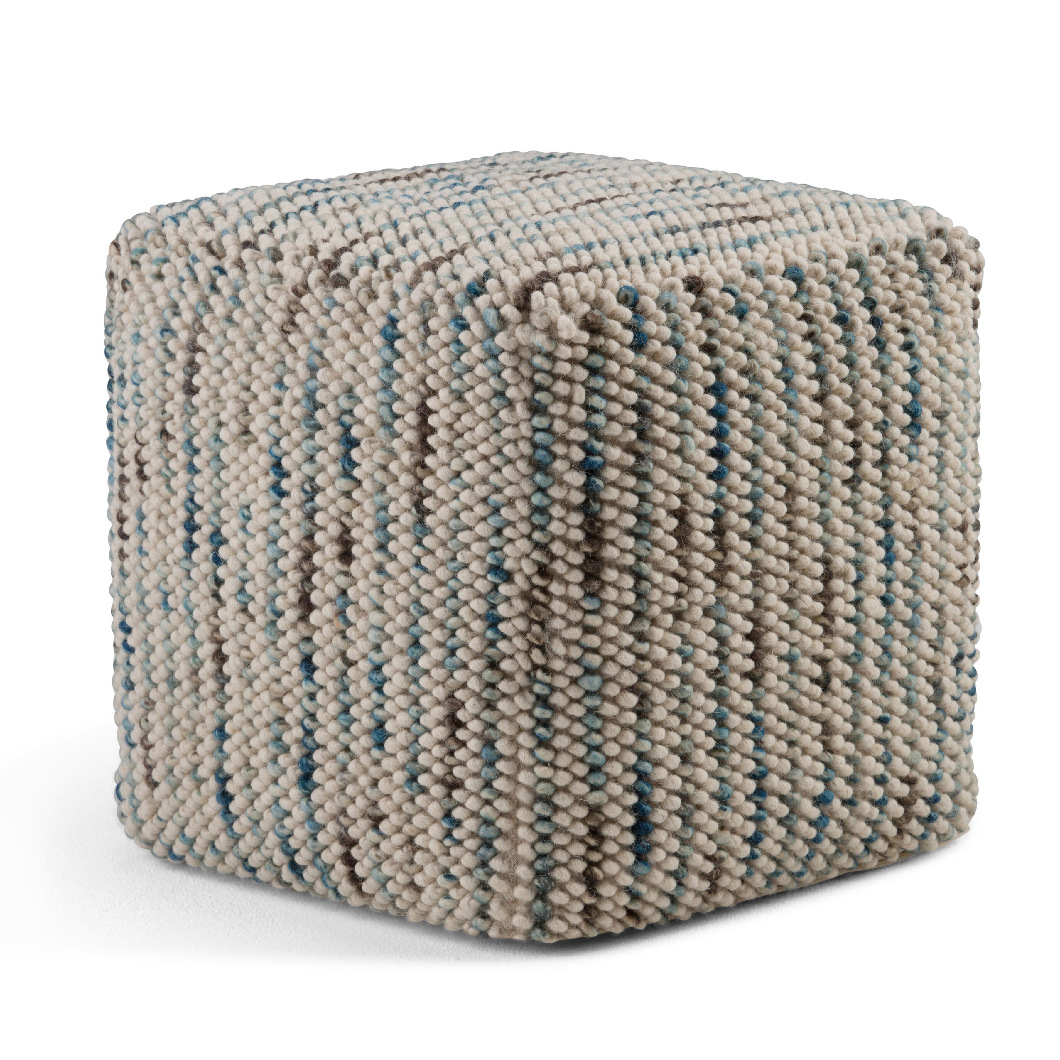 Simpli Home Zoey Pouf, , large