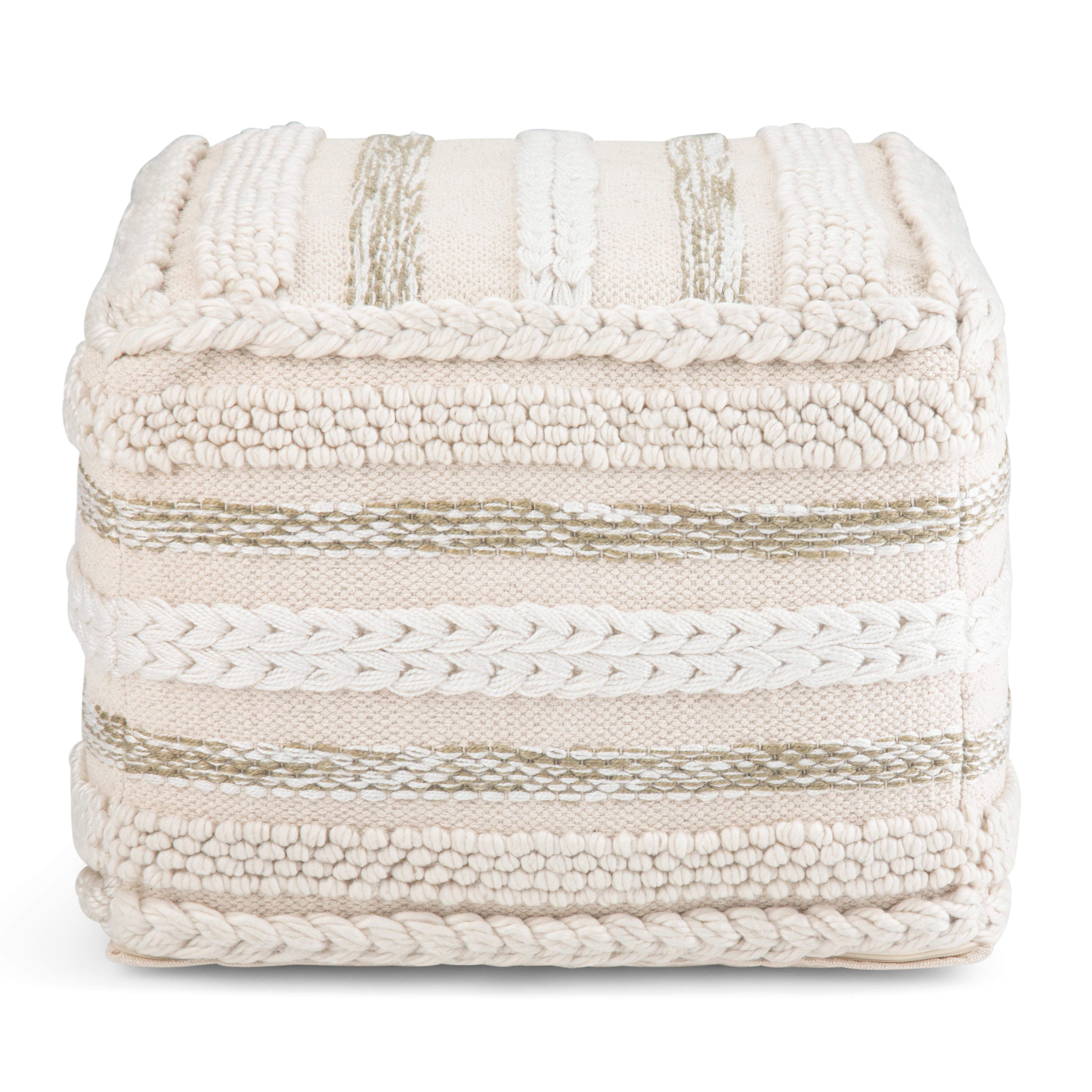 Simpli Home Sommer Pouf, , large