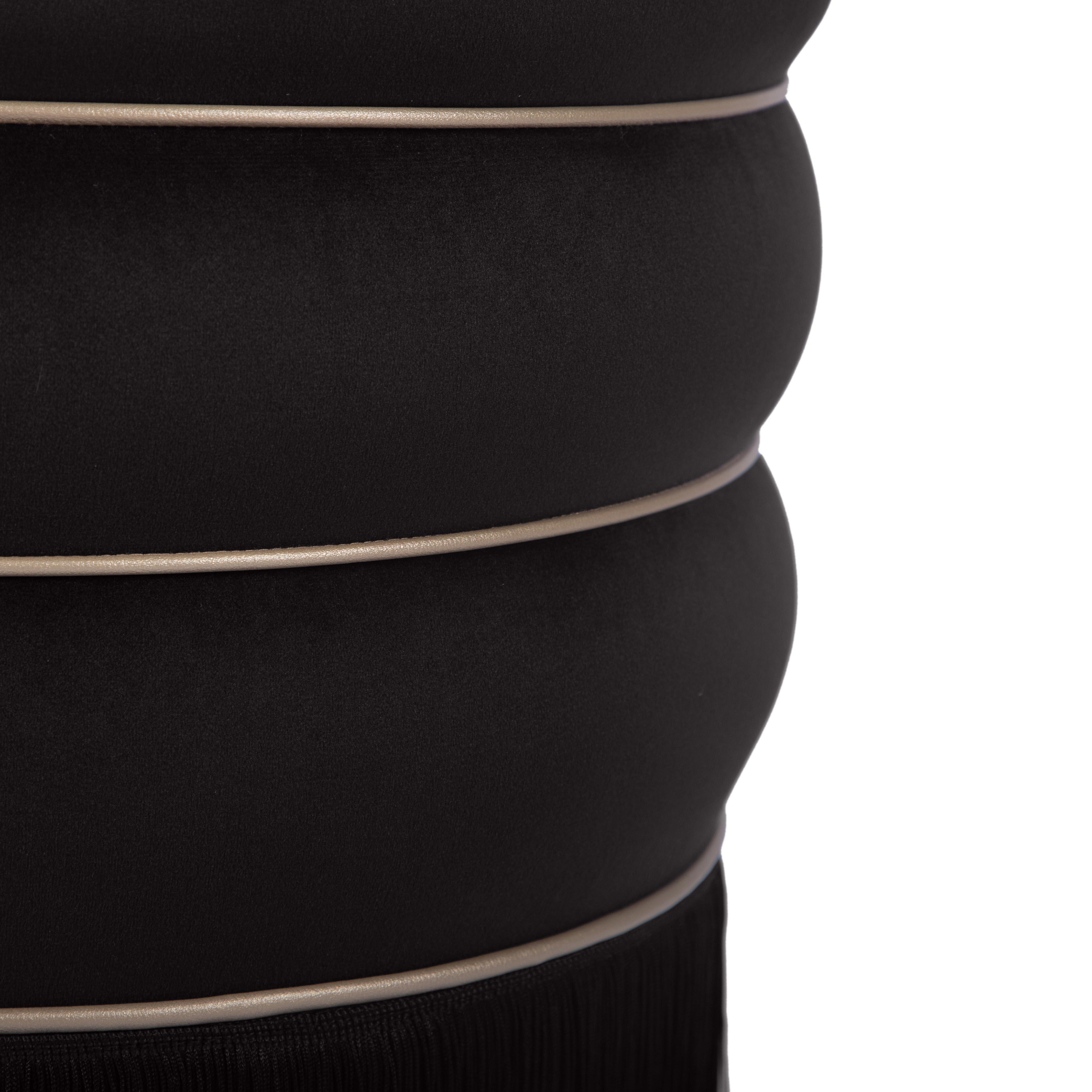 Lakka Ottoman, Black, large