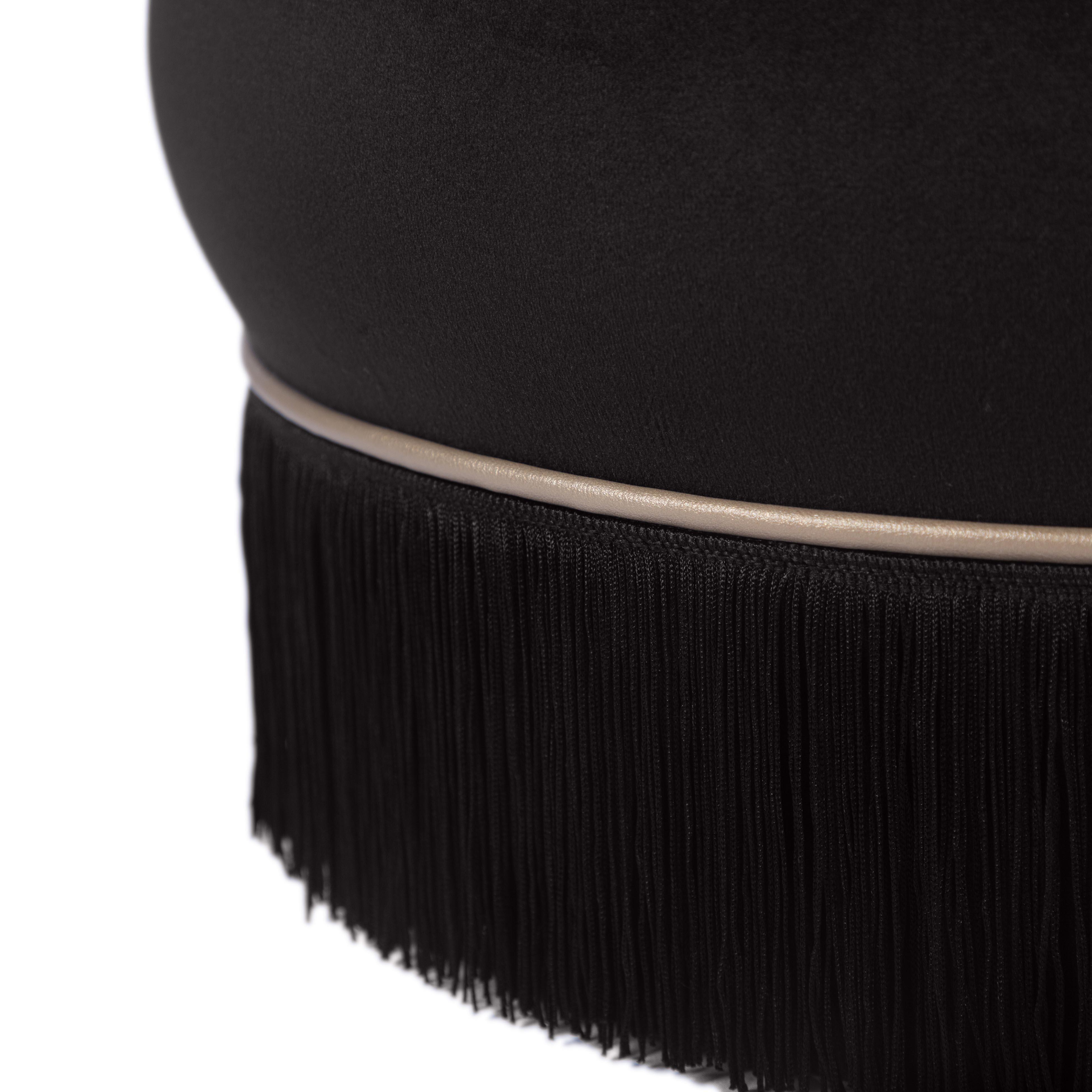 Lakka Ottoman, Black, large