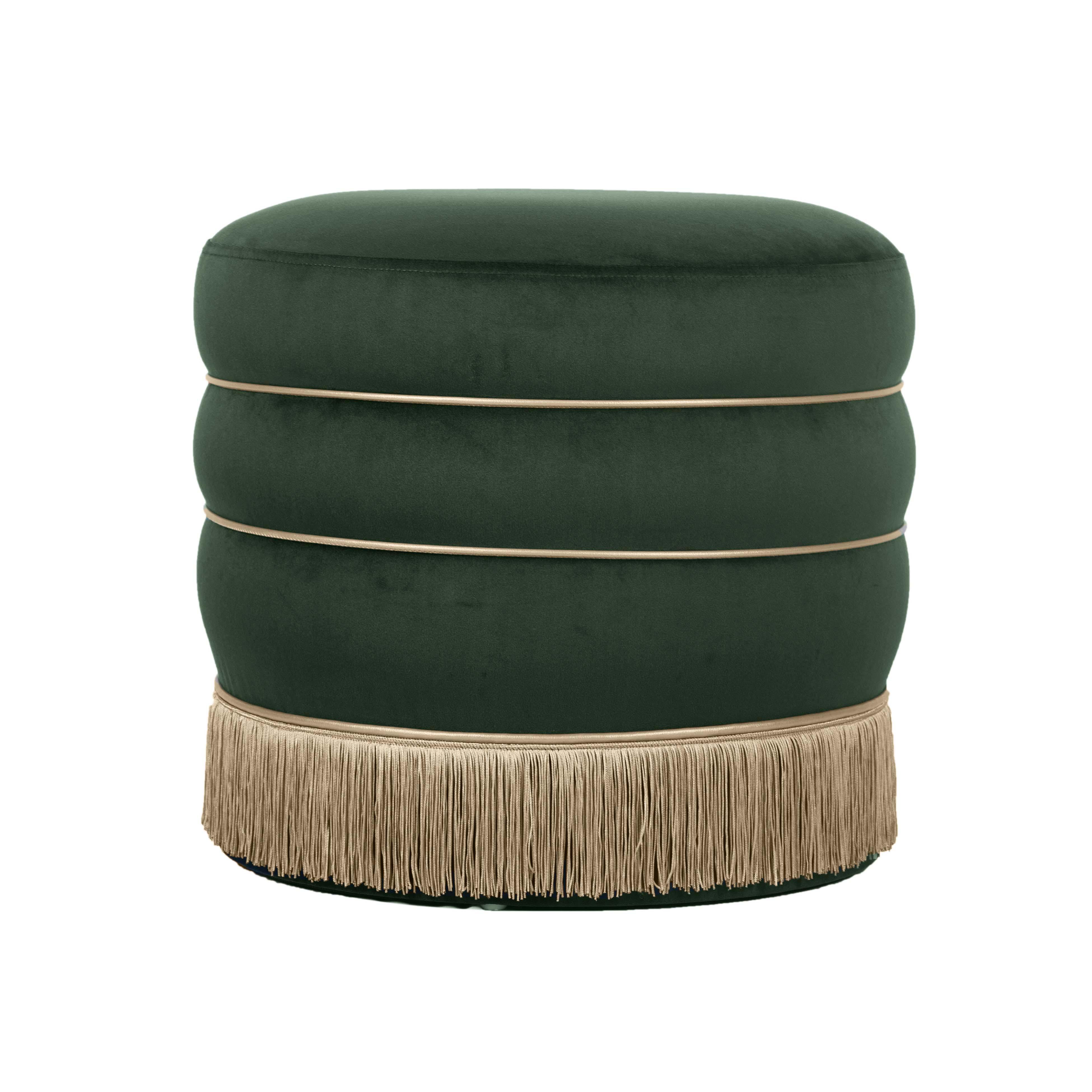 Lakka Ottoman, Green, large