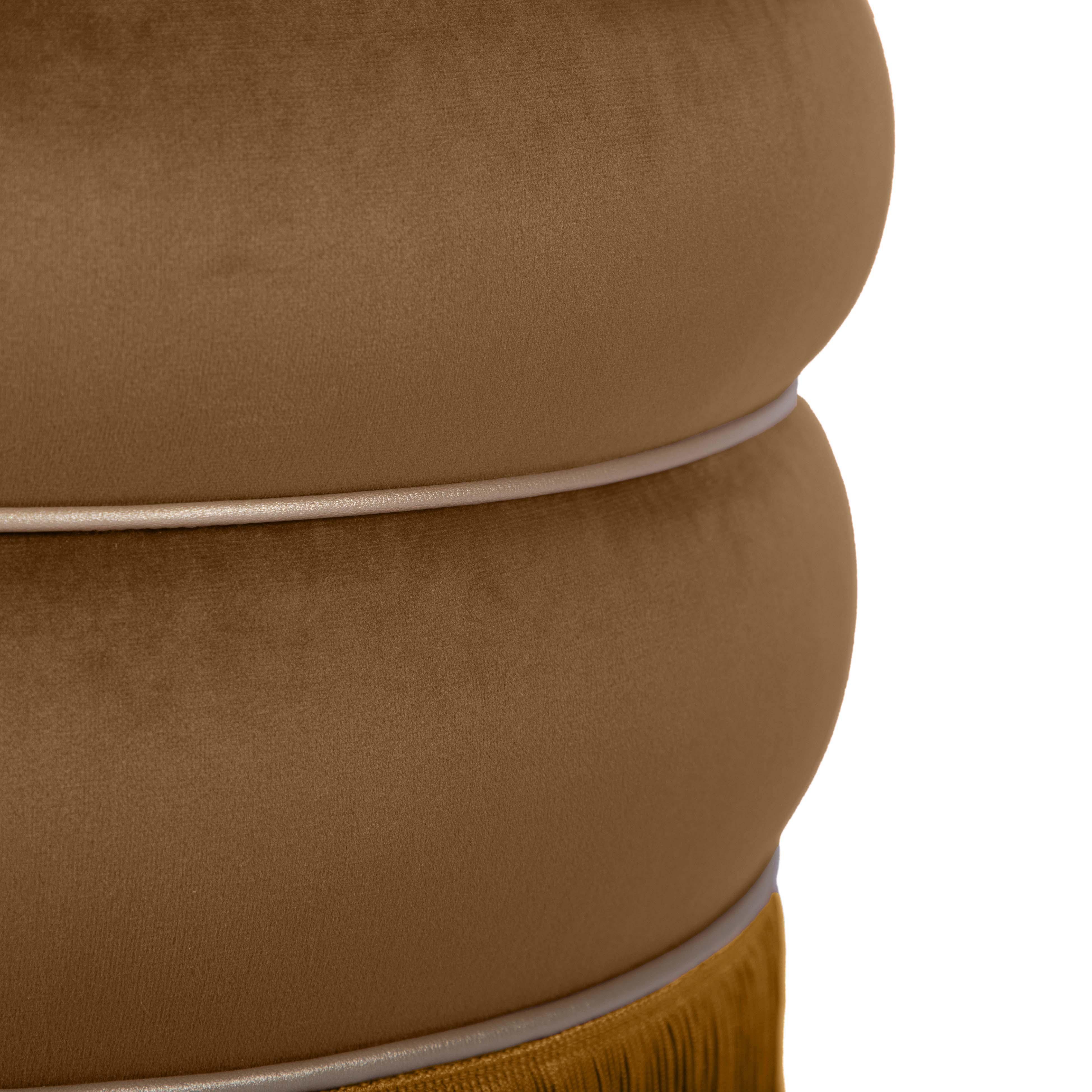 Lakka Ottoman, Brown, large