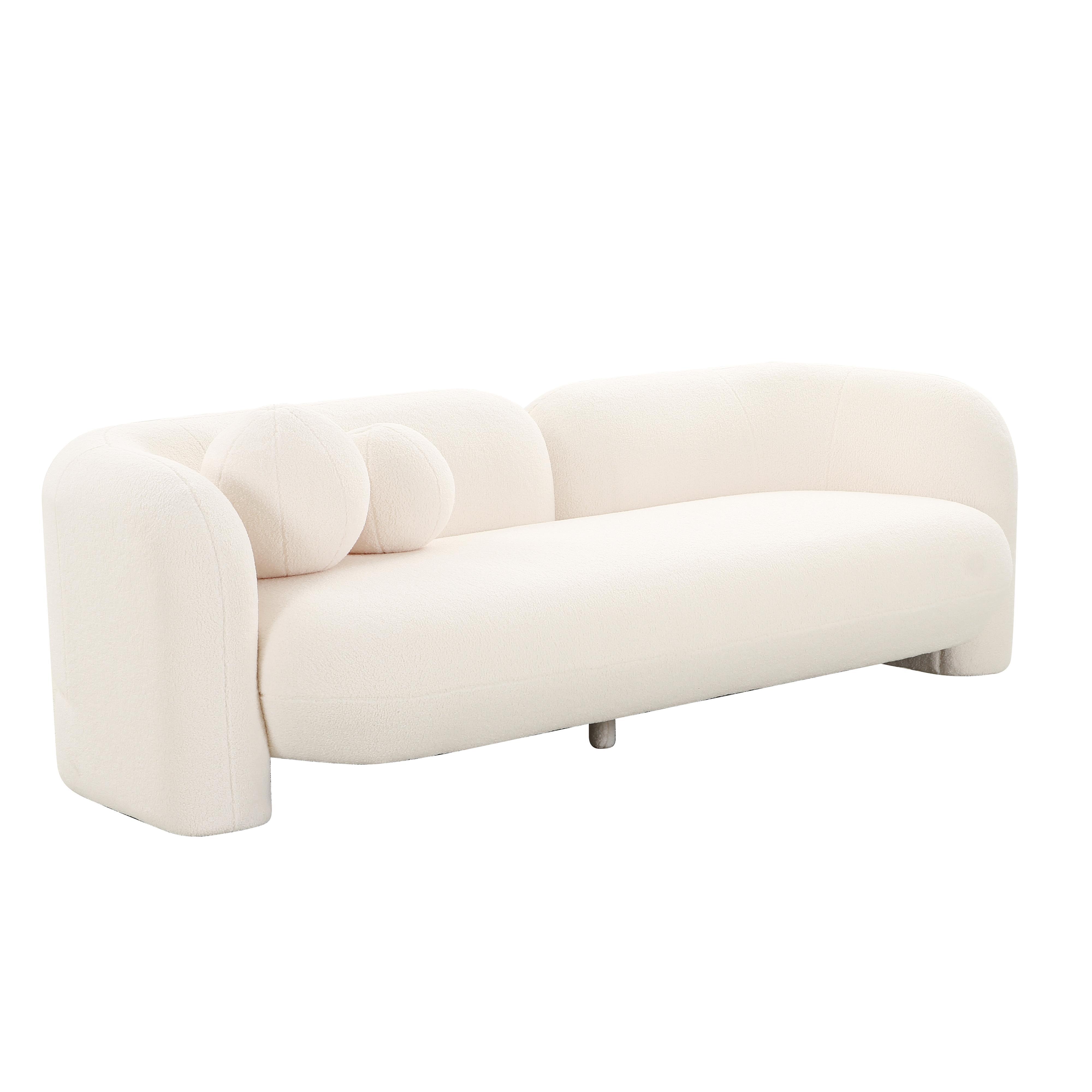TOV Furniture Amelie Sofa, Cream, large