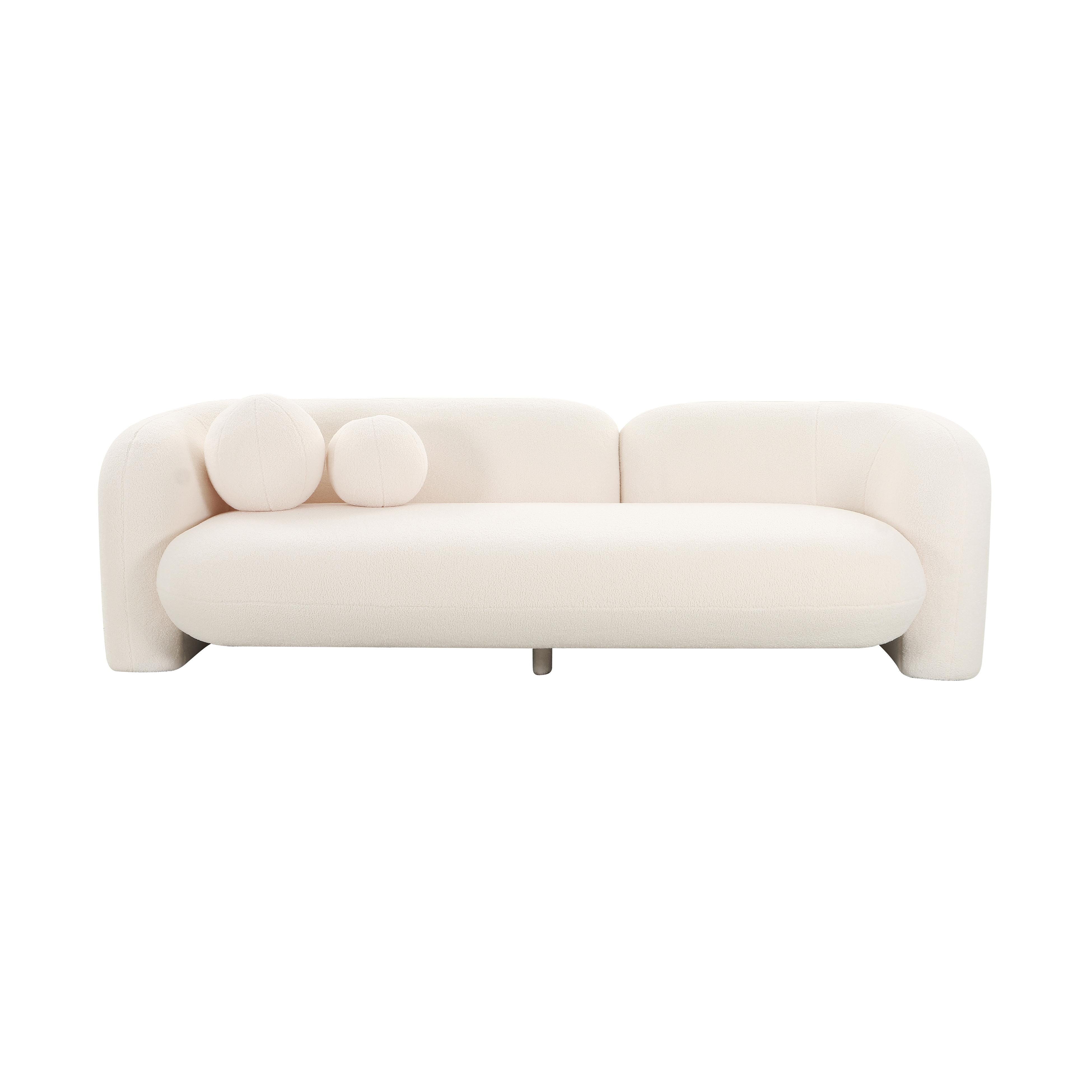 TOV Furniture Amelie Sofa, Cream, large