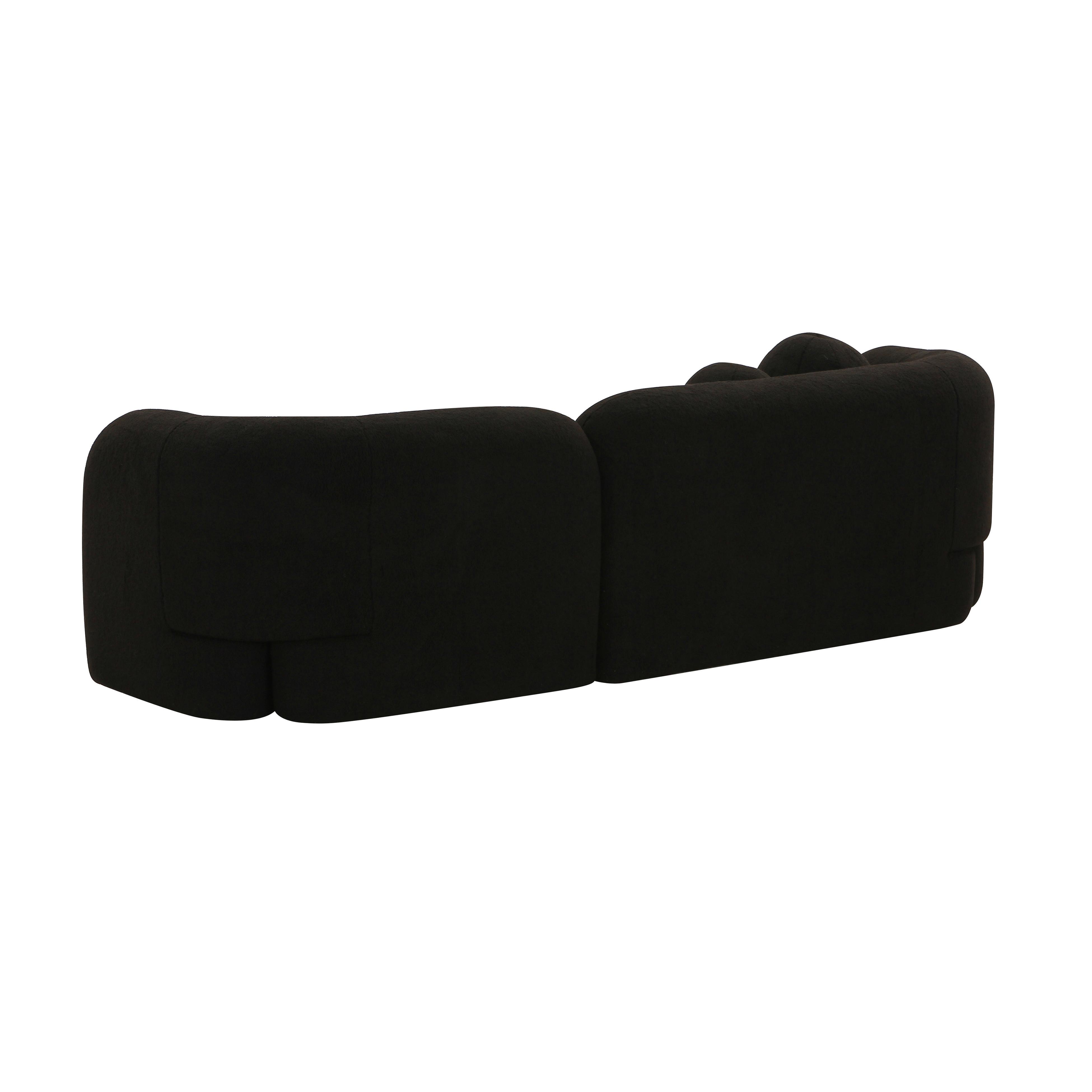TOV Furniture Amelie Sofa, Black, large