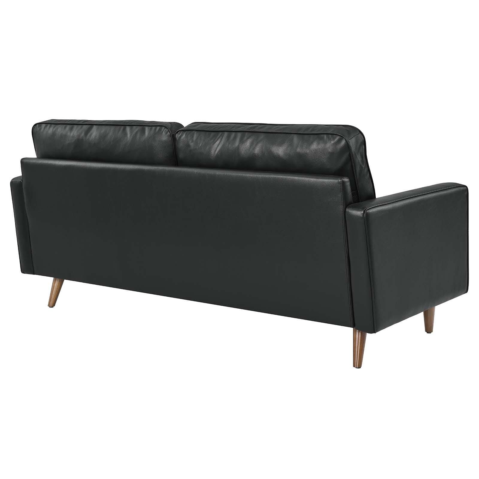 Modway Valour Small Living Leather Sofa, , large