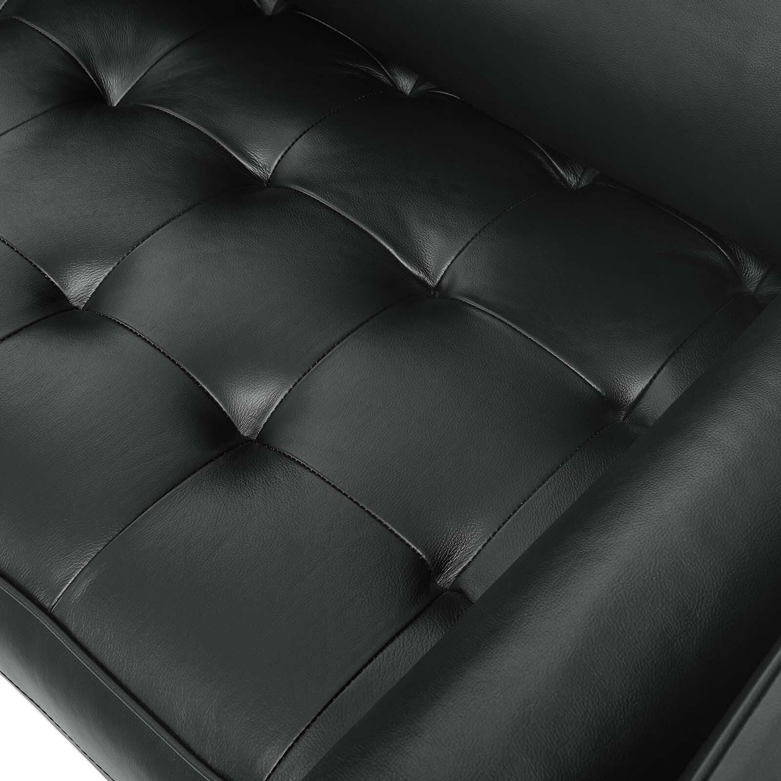 Modway Valour Small Living Leather Sofa, , large