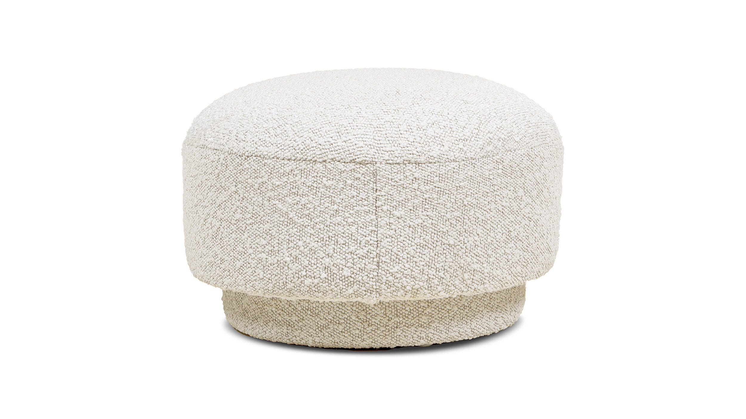 Jennifer Taylor Home Fuji Mushroom Boucle Ottoman, , large