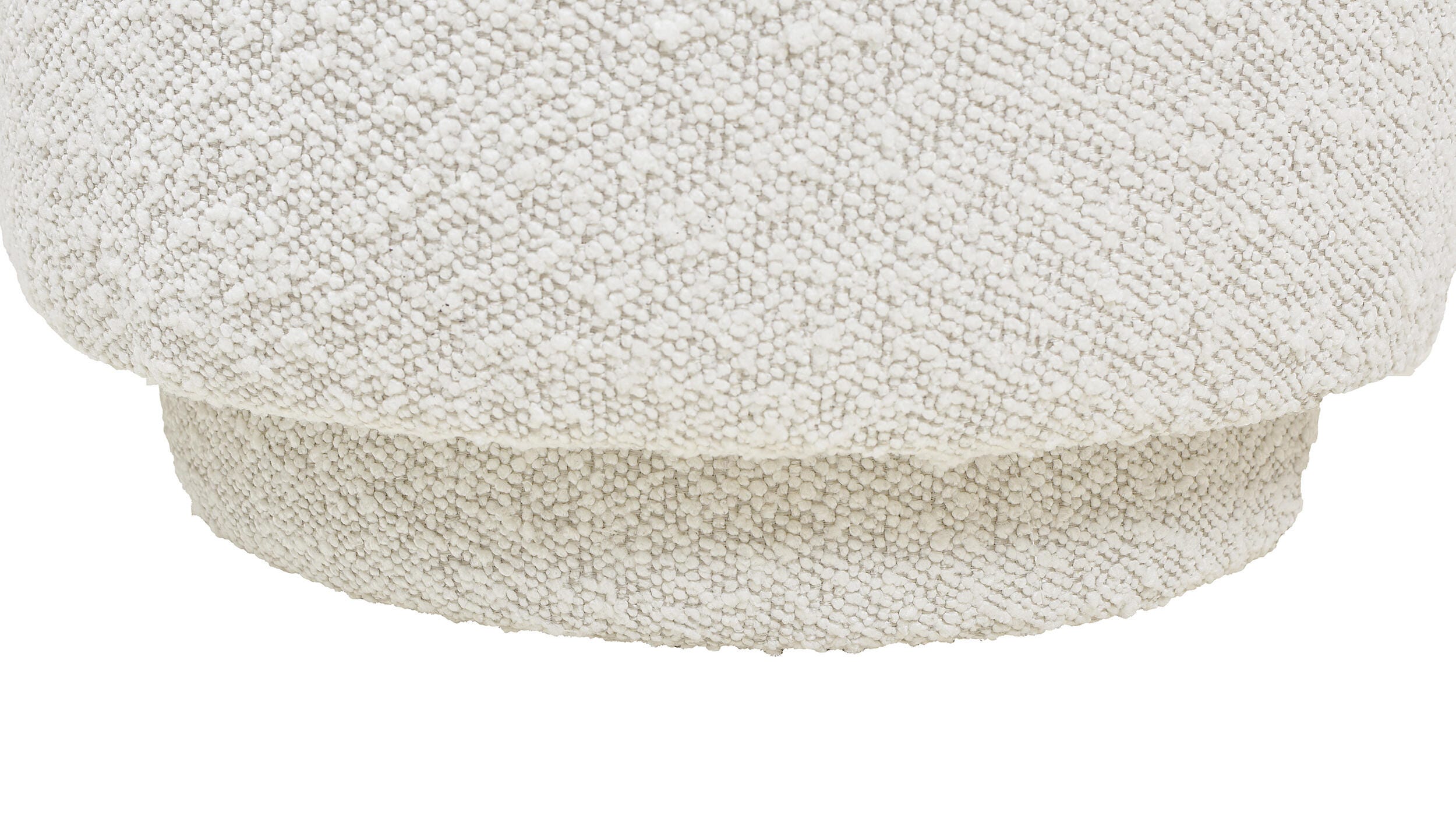 Jennifer Taylor Home Fuji Mushroom Boucle Ottoman, , large
