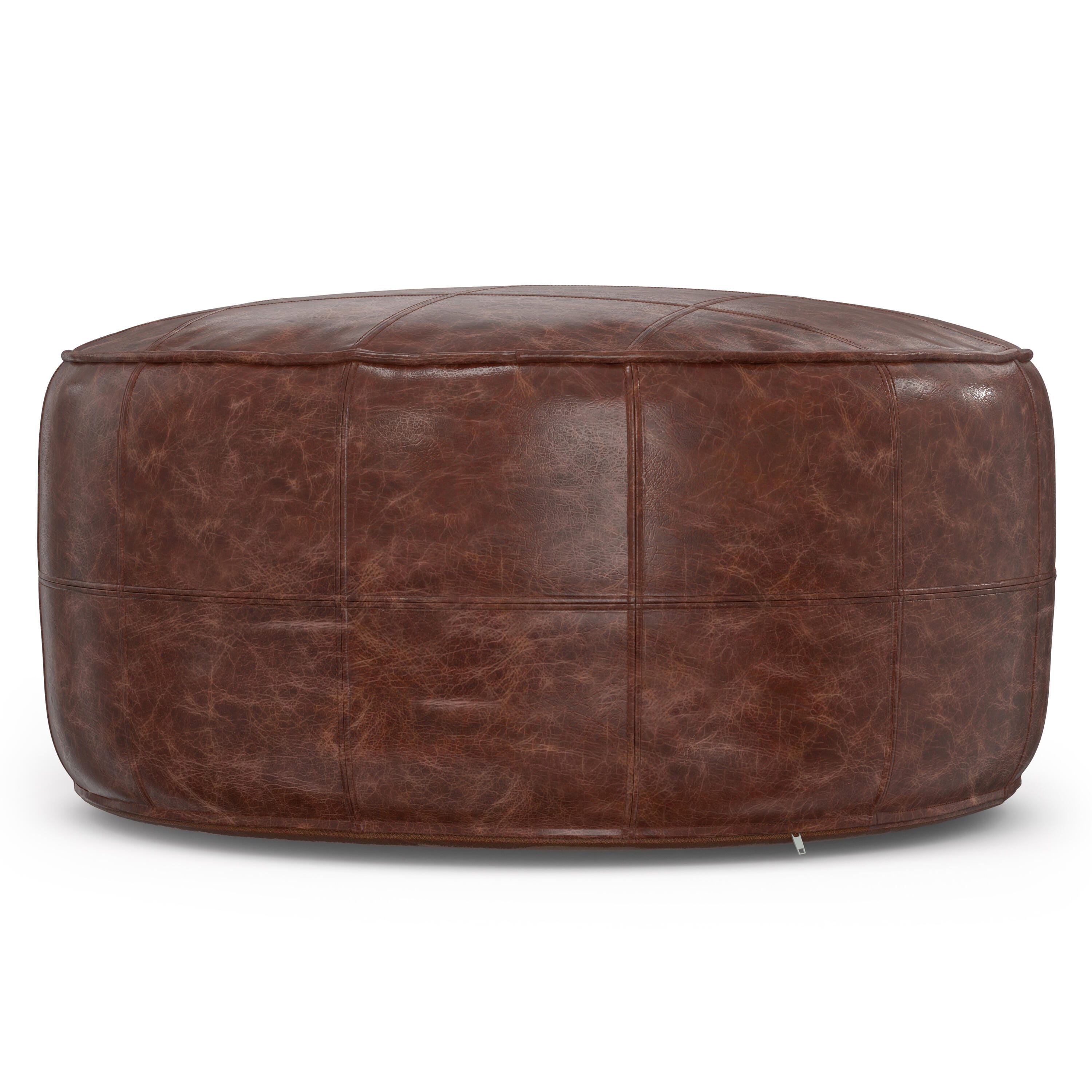 Simpli Home Connor Coffee Table Pouf, , large