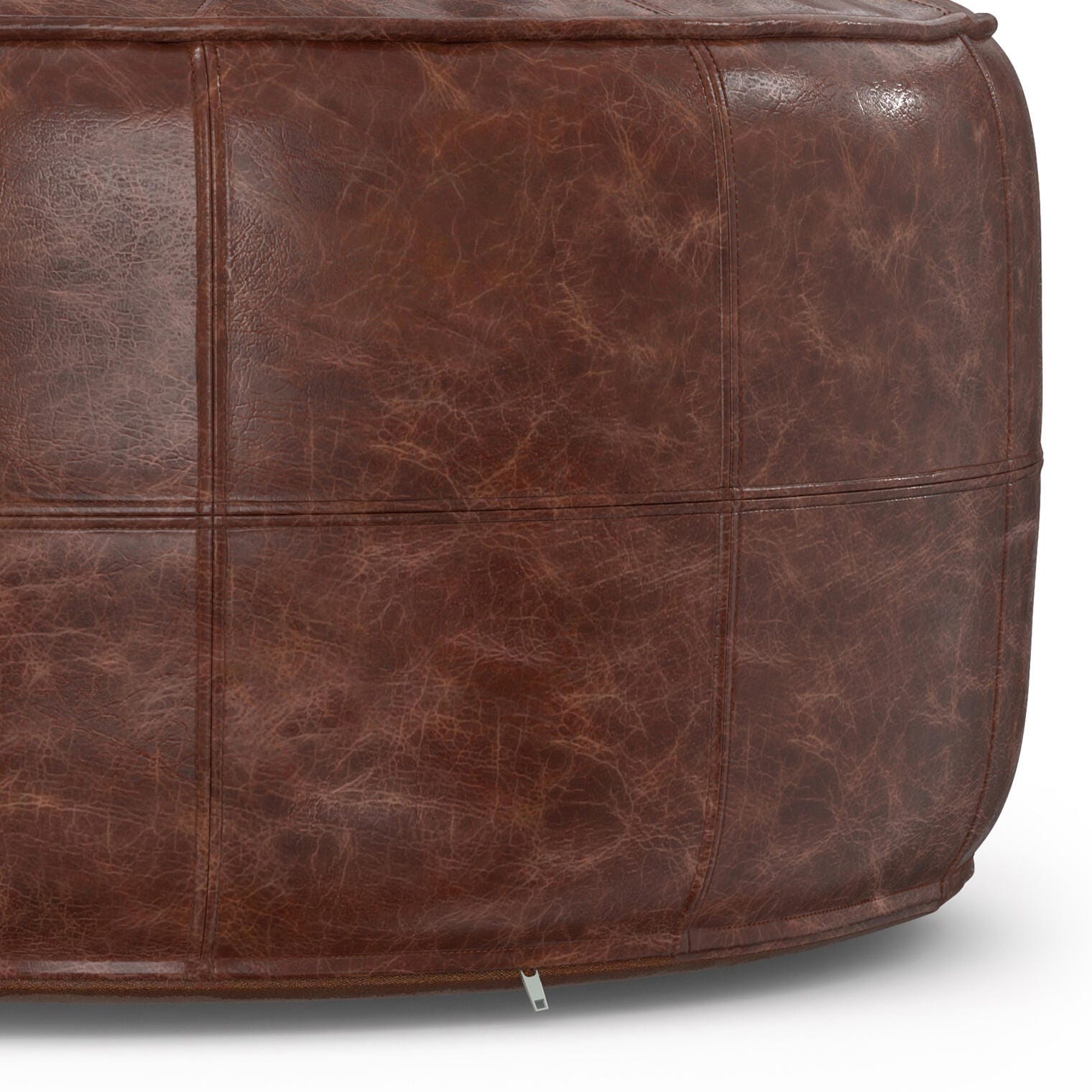 Simpli Home Connor Coffee Table Pouf, , large