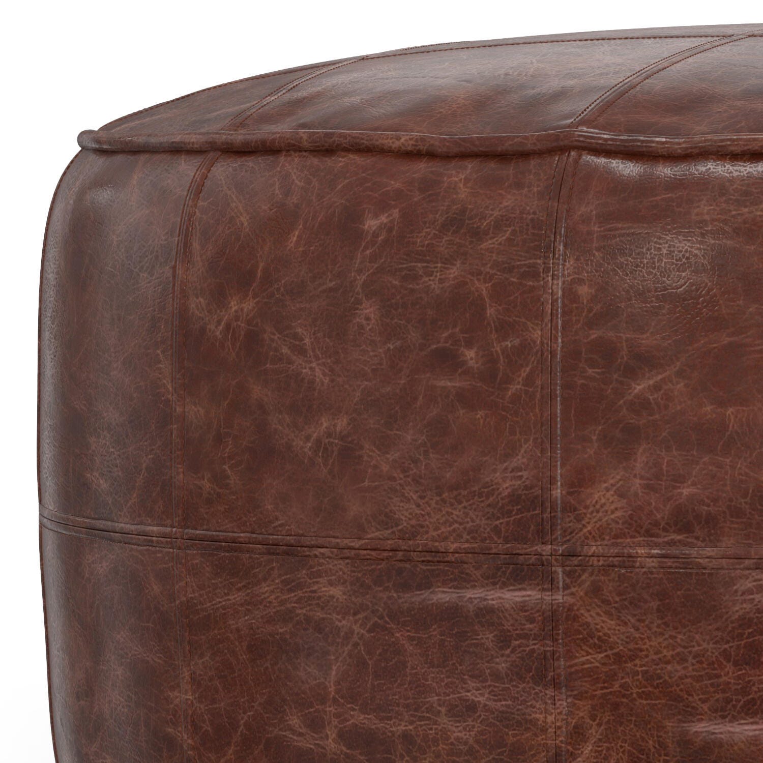 Simpli Home Connor Coffee Table Pouf, , large