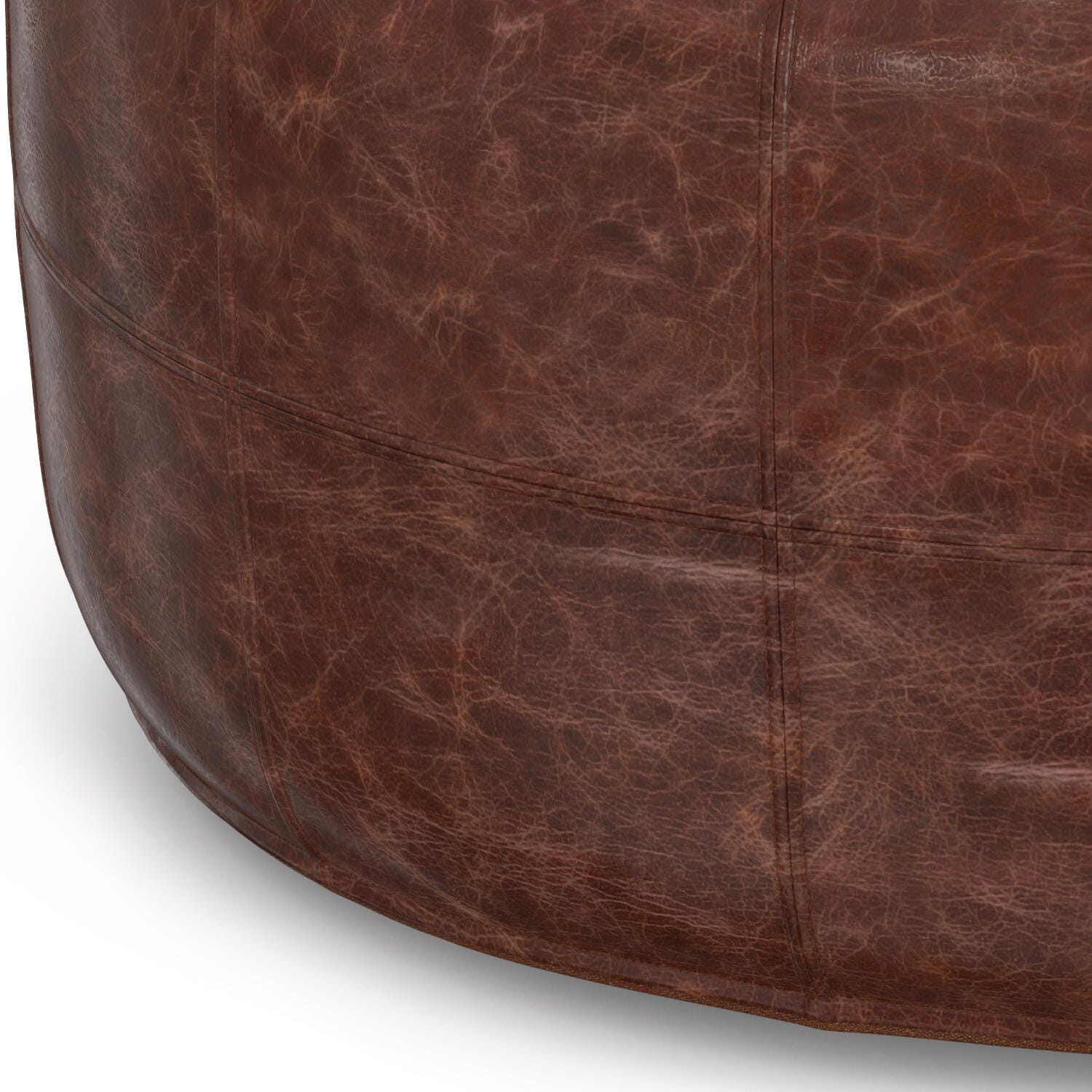 Simpli Home Connor Coffee Table Pouf, , large