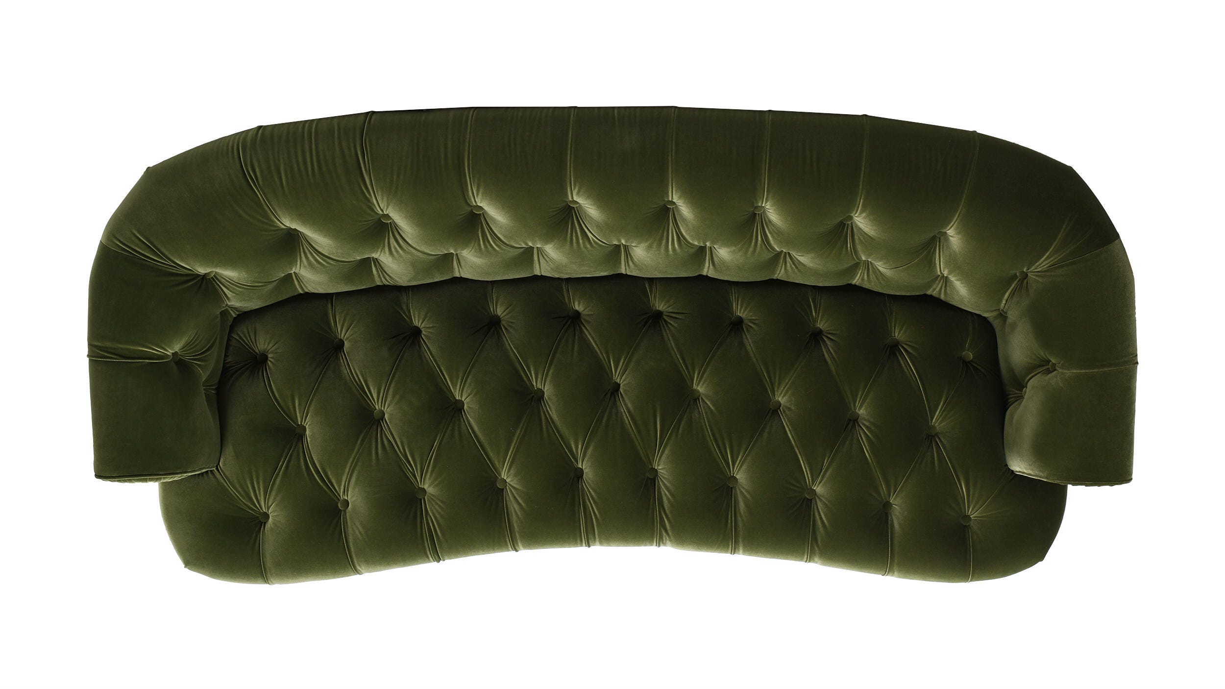 Jennifer Taylor Home La Rosa La Rosa Chesterfield Sofa, Olive Green, large
