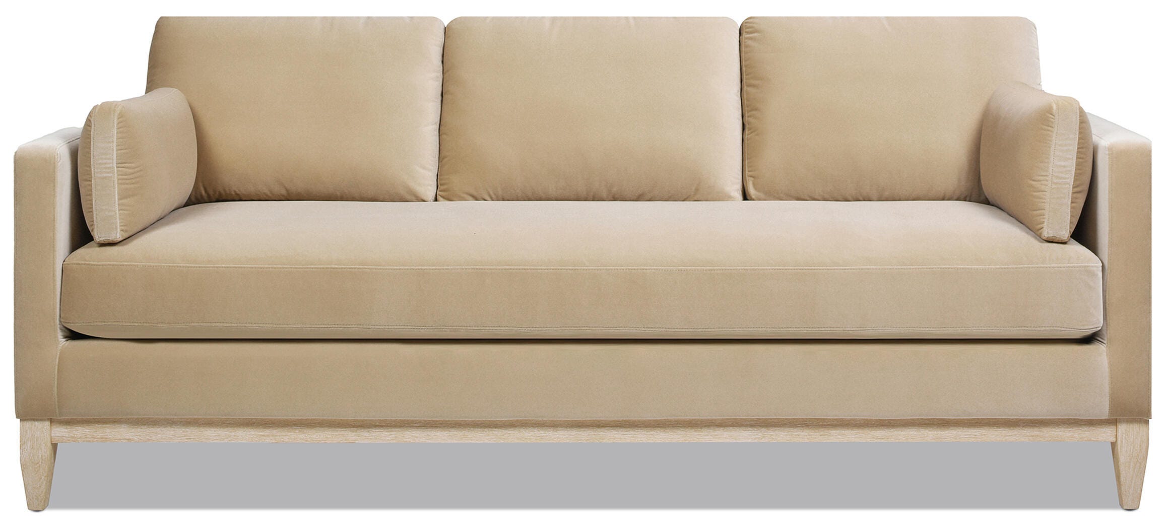 Jennifer Taylor home Knox Sofa, Fawn Brown, large
