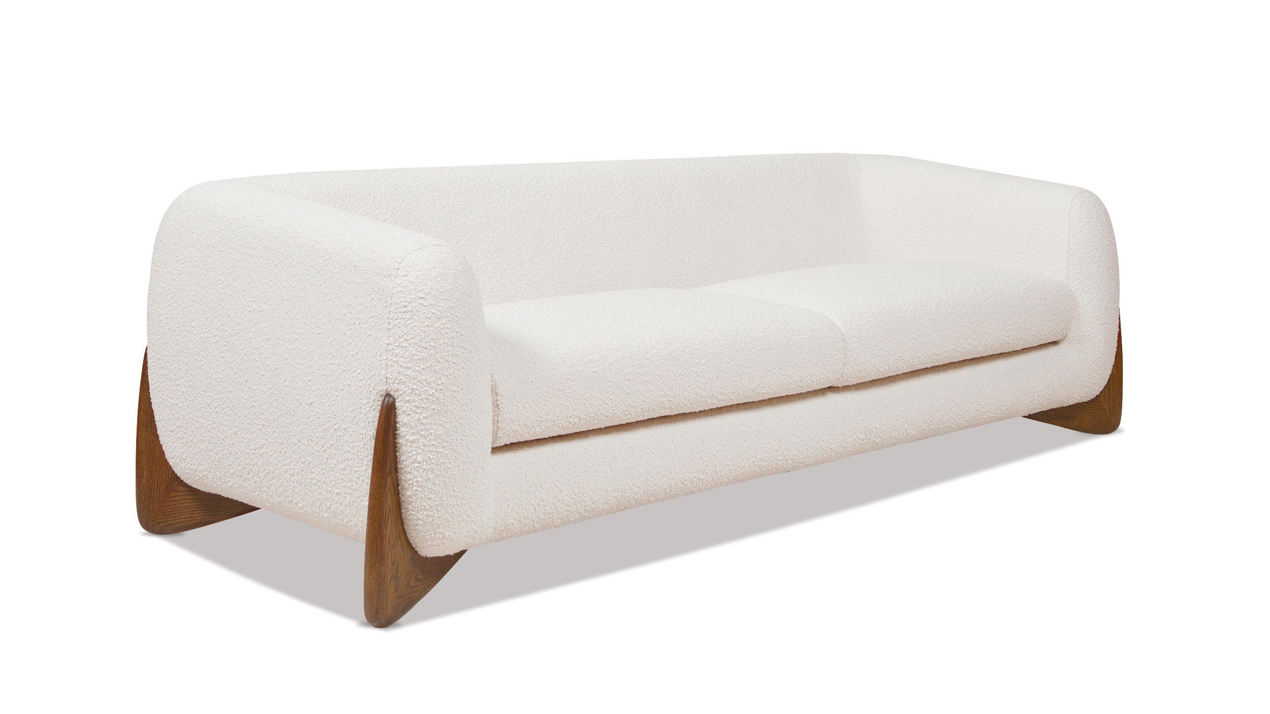 Jennifer Taylor Home Alpine Alpine Sofa, Ivory White, large