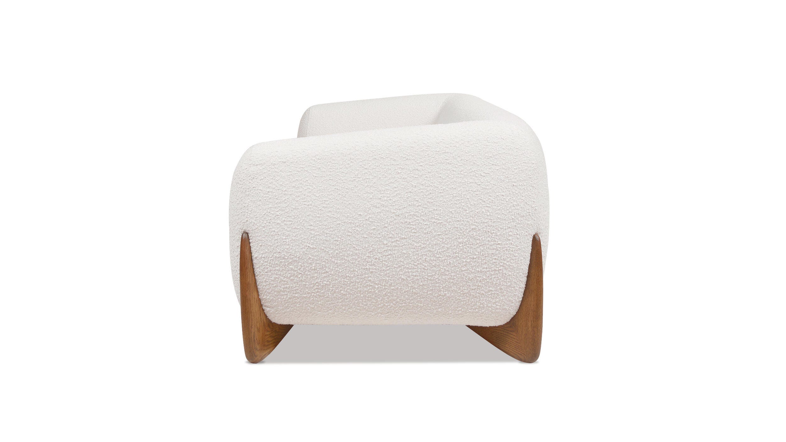 Jennifer Taylor Home Alpine Alpine Sofa, Ivory White, large