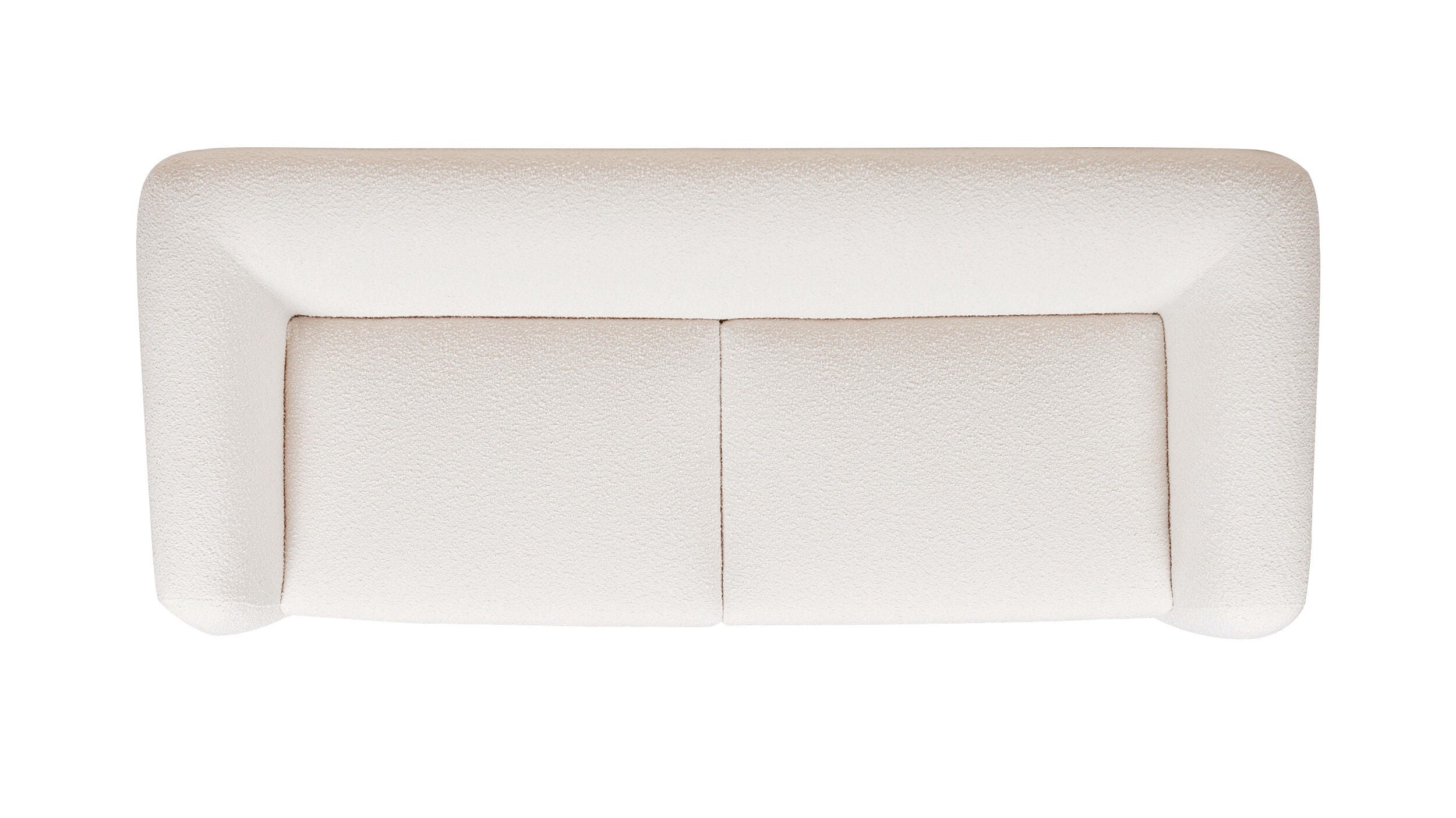 Jennifer Taylor Home Alpine Alpine Sofa, Ivory White, large