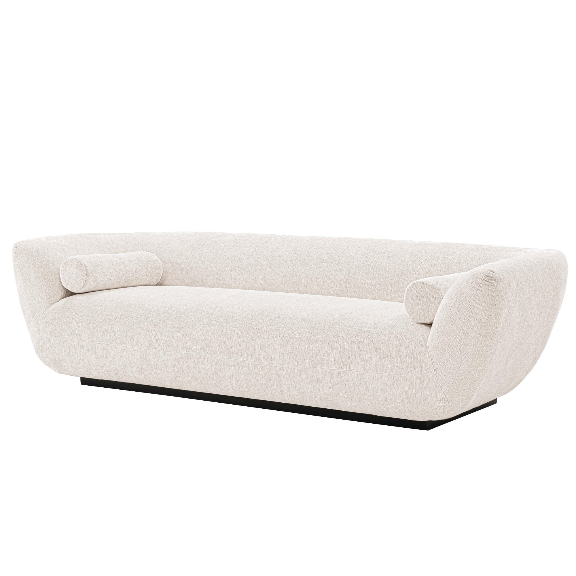 Manhattan Comfort Ulka Sofa, Cream, large