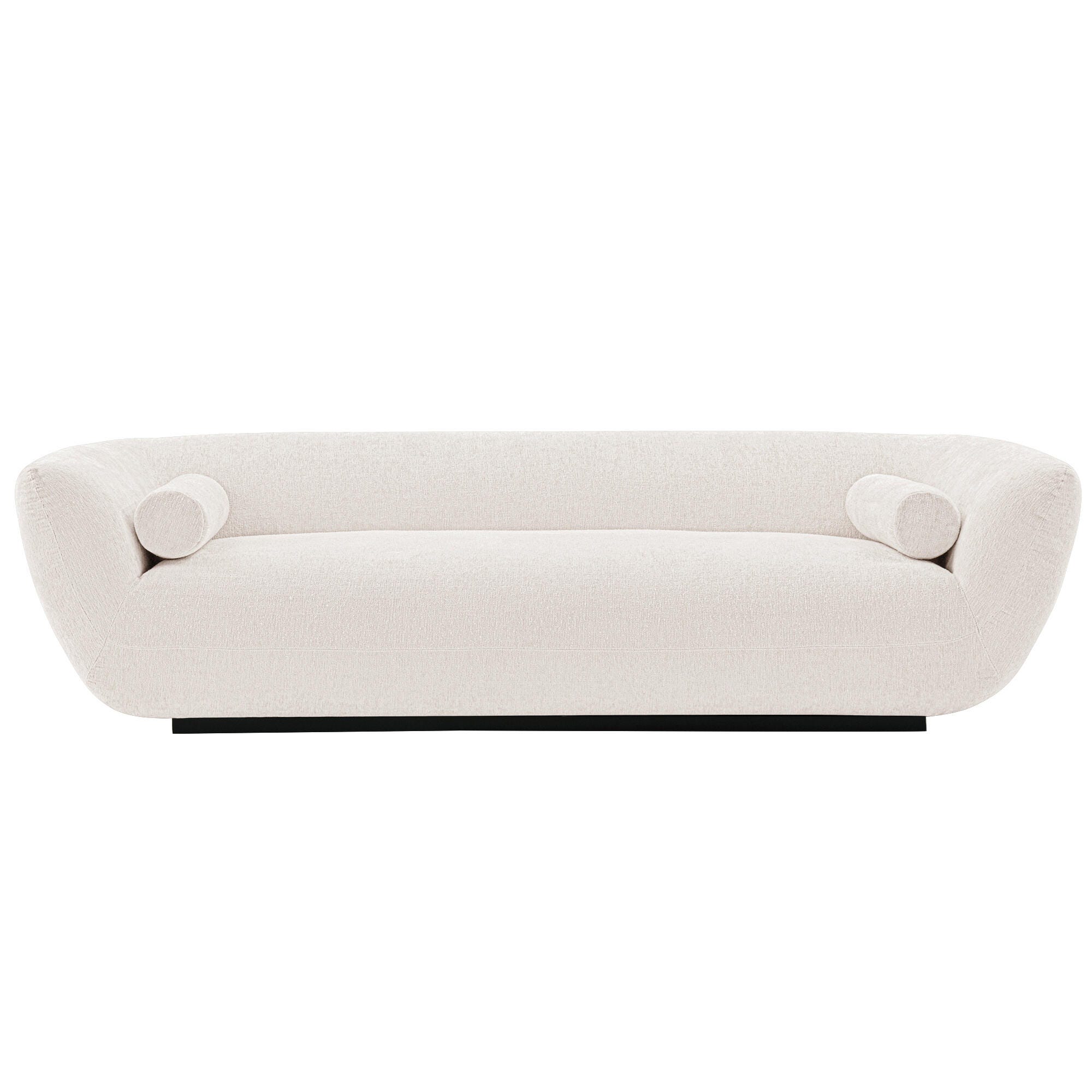 Manhattan Comfort Ulka Sofa, Cream, large