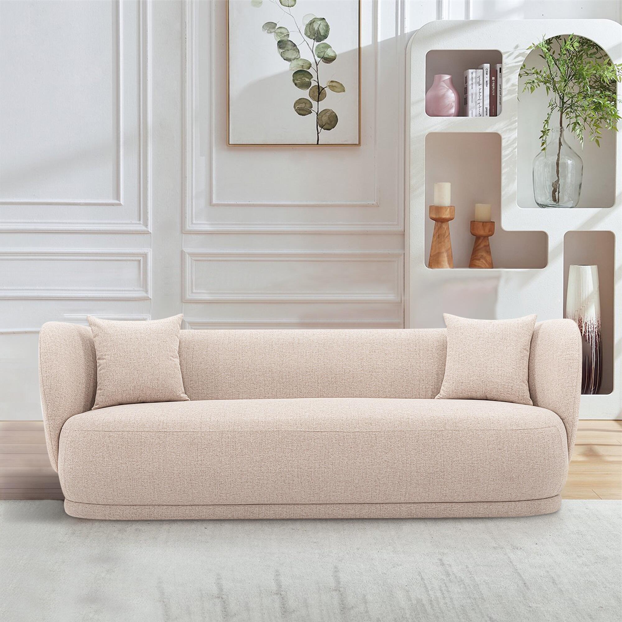 Manhattan Comfort Siri Sofa, Wheat, rollover