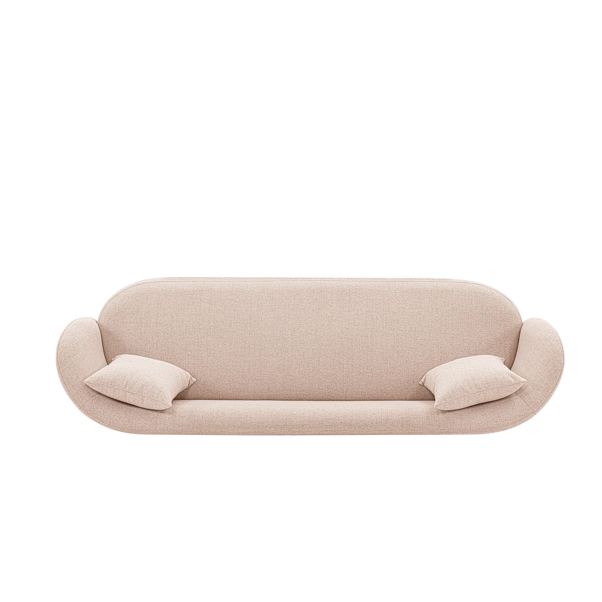 Manhattan Comfort Siri Sofa, Wheat, large