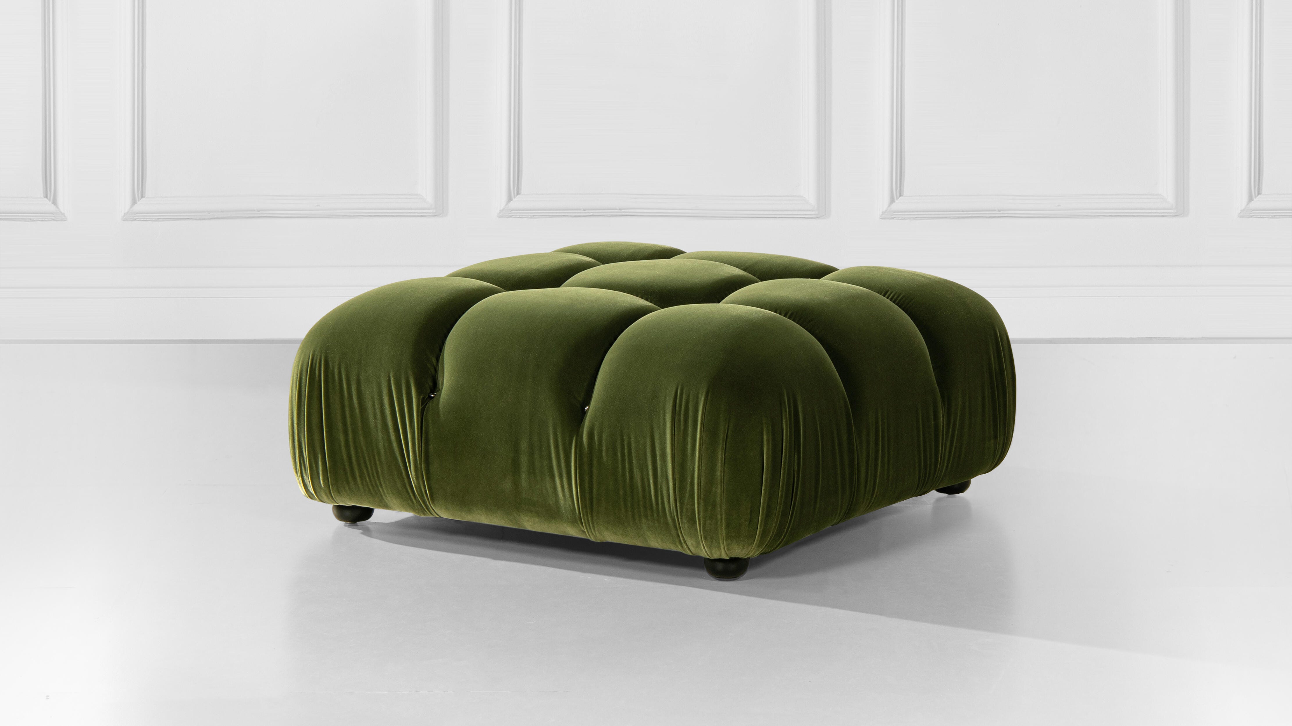 Jennifer Taylor Home Marcel Ottoman, Olive Green, large