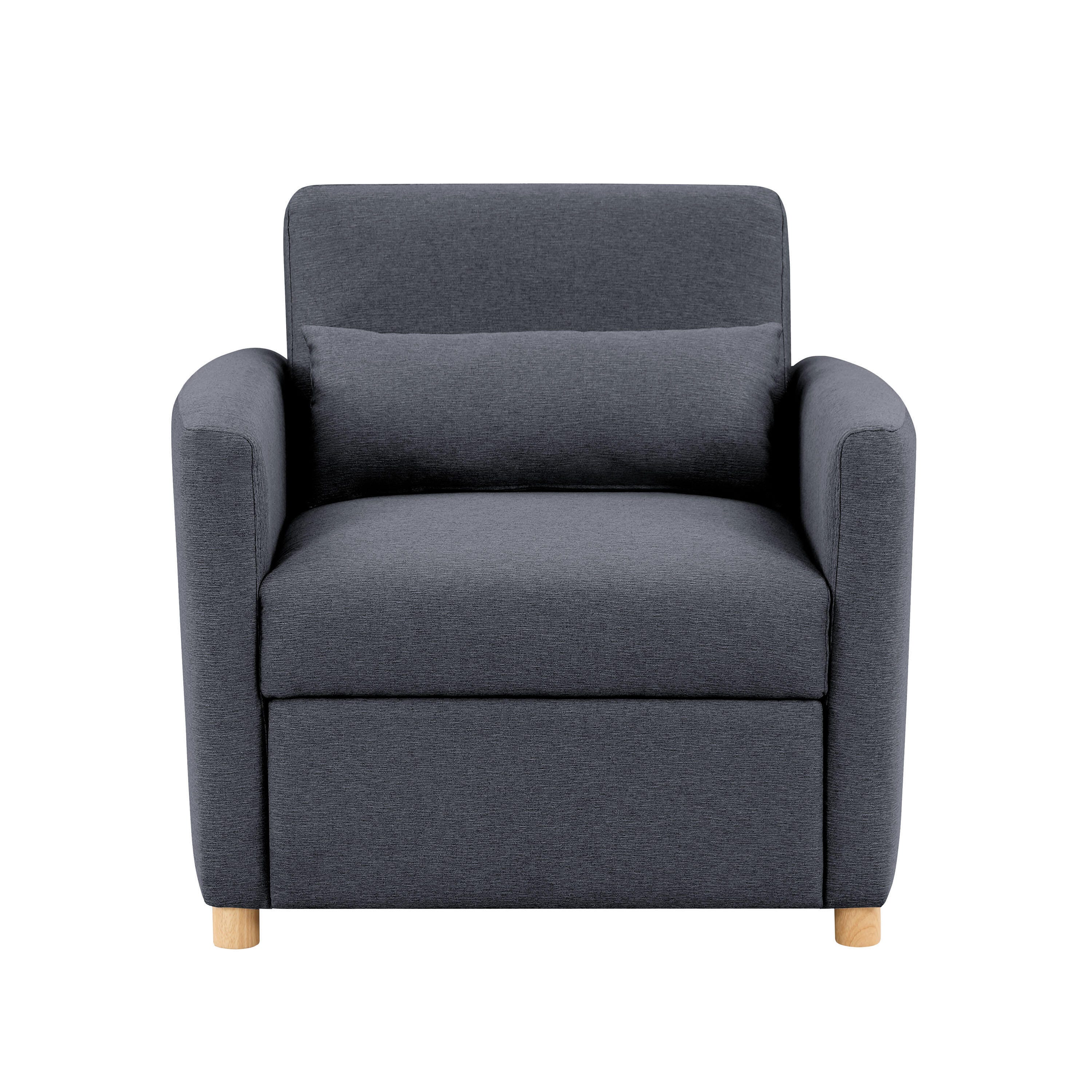Serta Connor Single Sleeper Chair, Navy, large