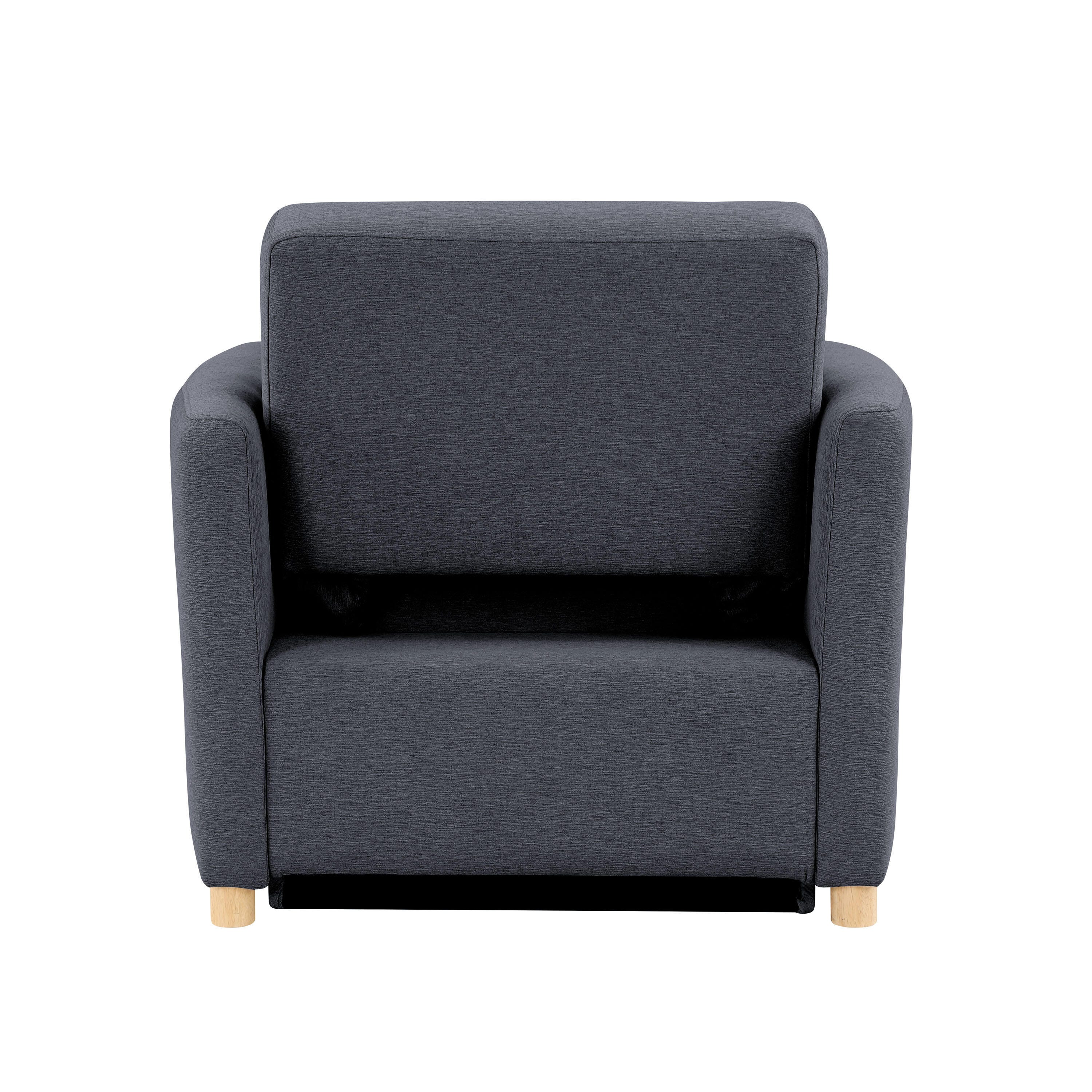 Serta Connor Single Sleeper Chair, Navy, large