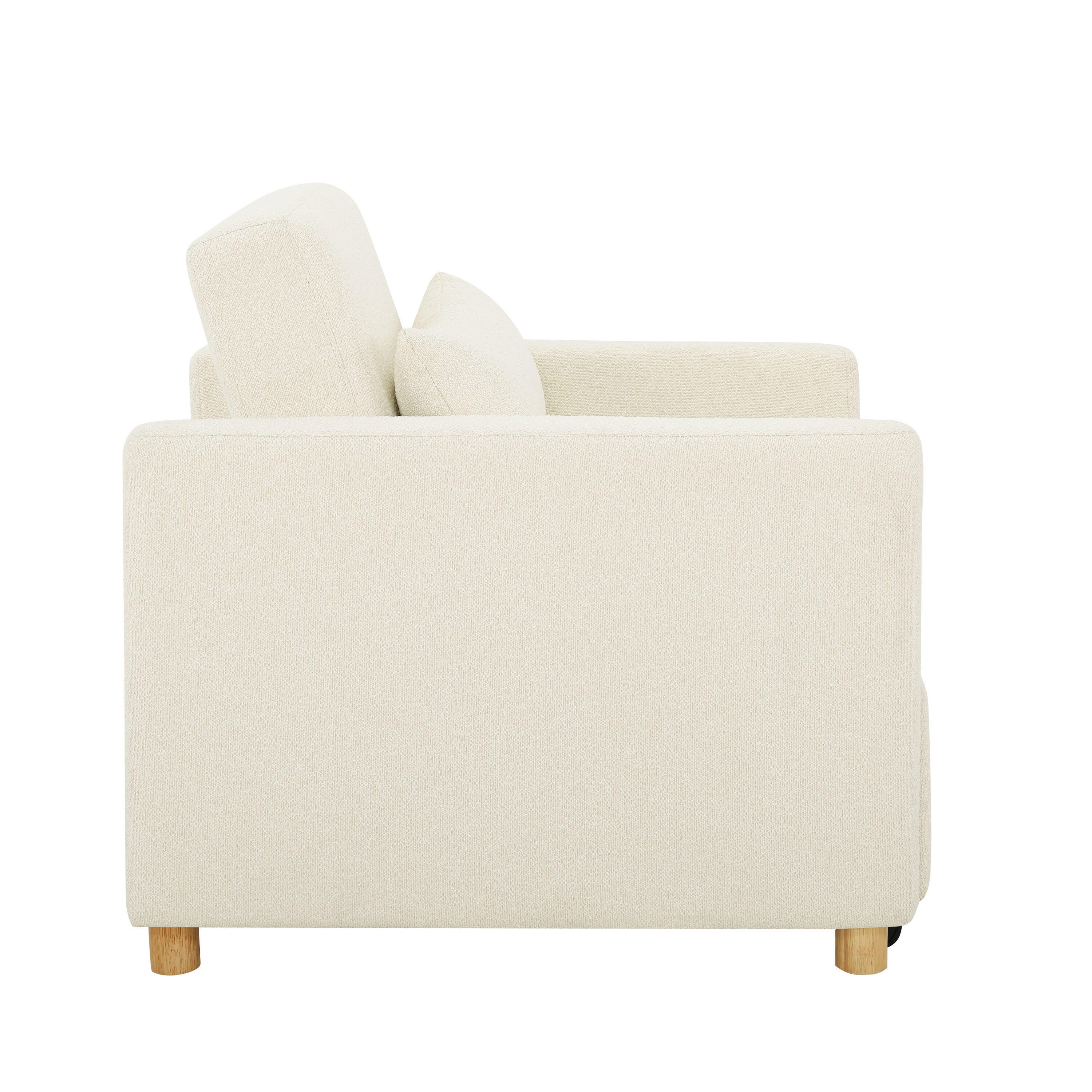 Serta Connor Single Sleeper Chair, Ivory, large