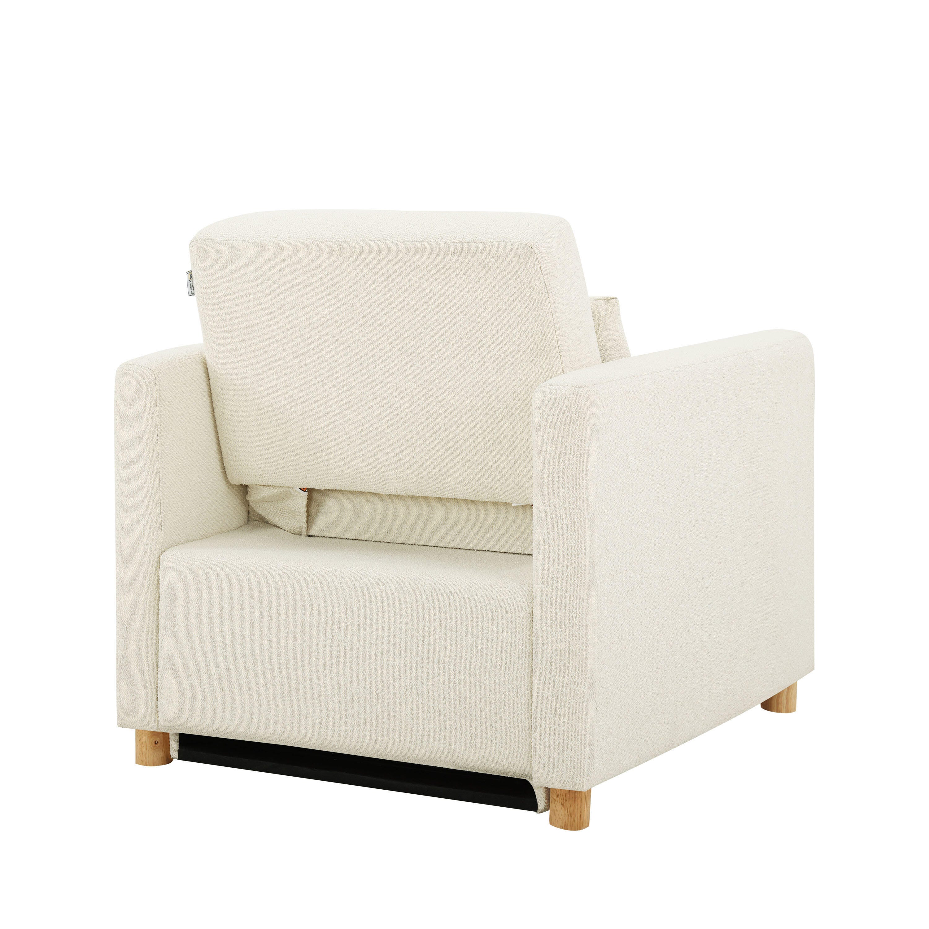 Serta Connor Single Sleeper Chair, Ivory, large