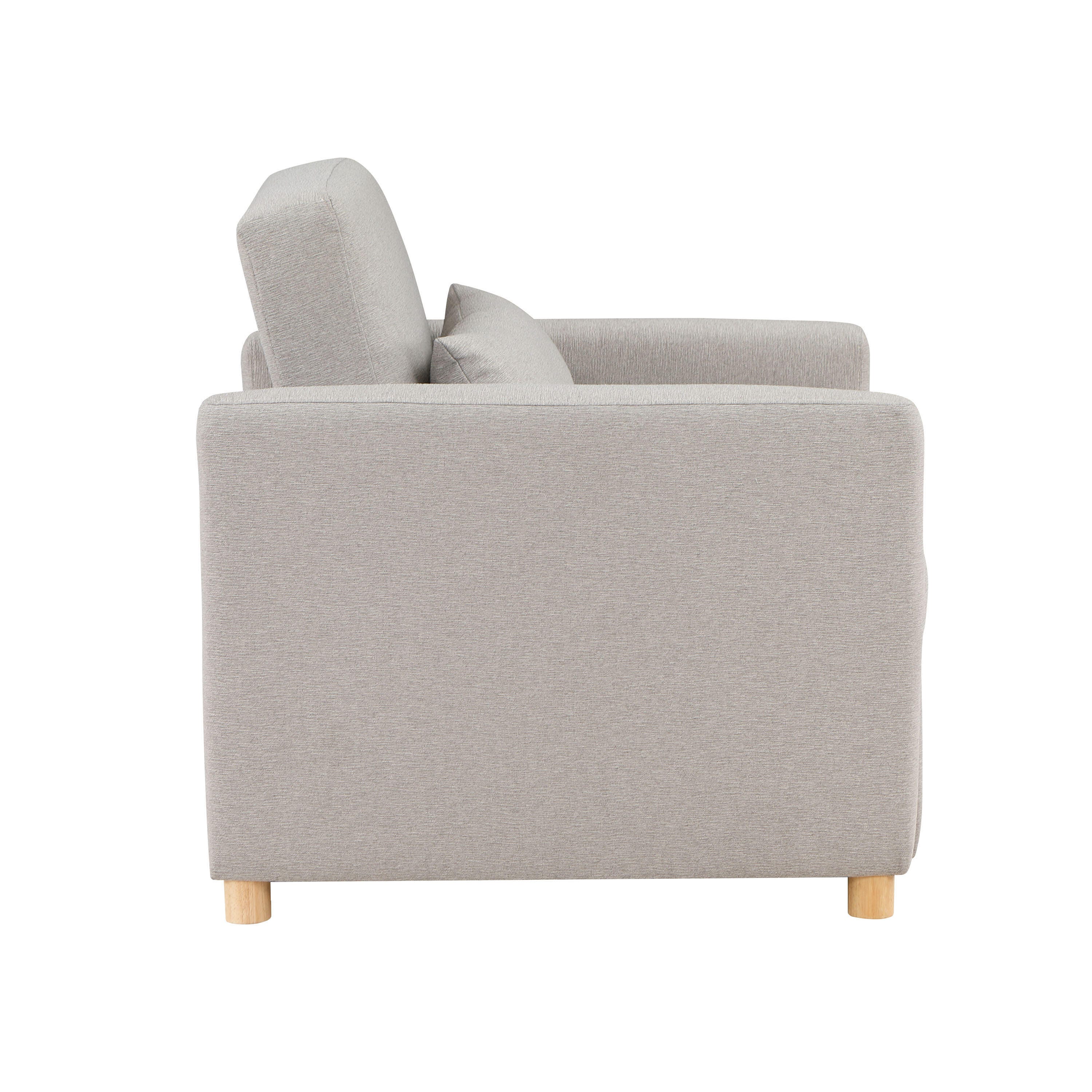 Serta Connor Single Sleeper Chair, Light Gray, large