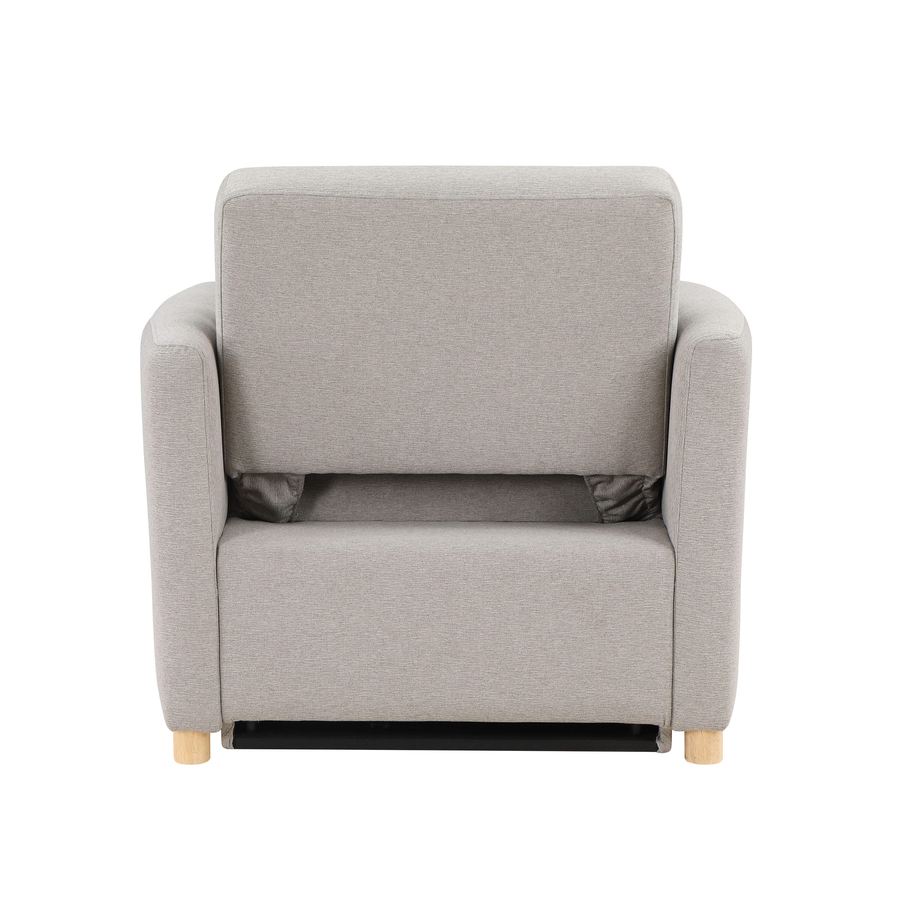 Serta Connor Single Sleeper Chair, Light Gray, large