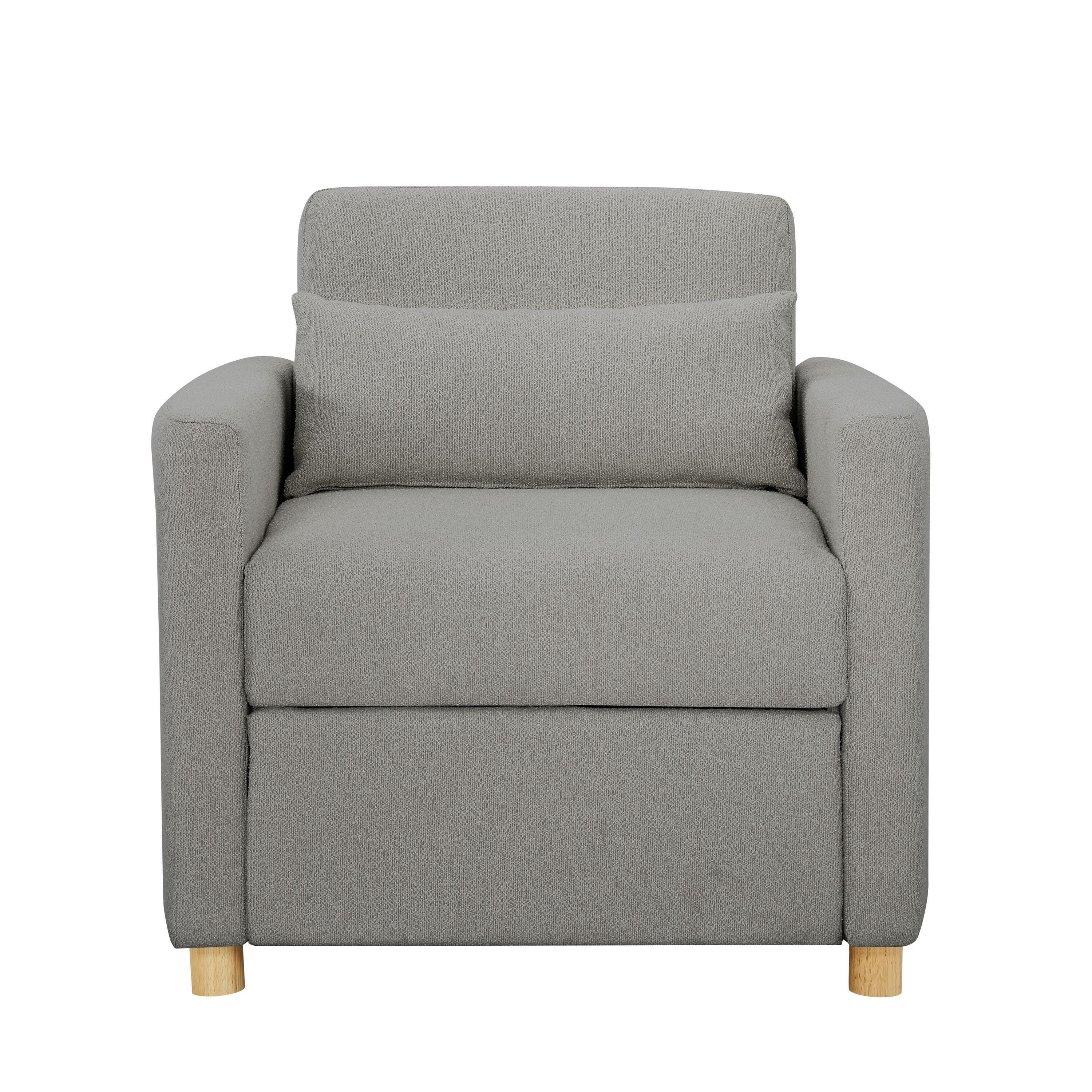Serta Connor Single Sleeper Chair, Gray, large