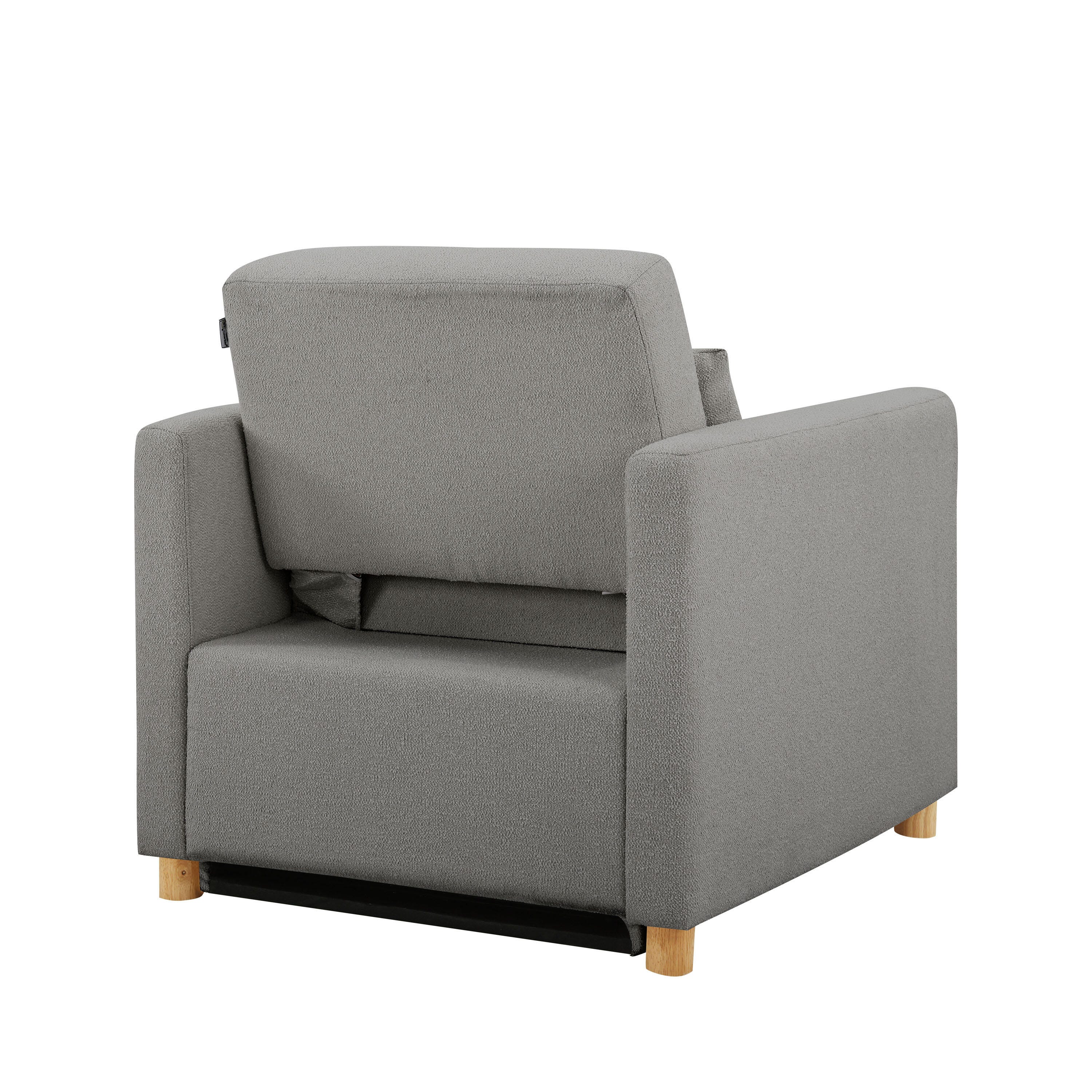 Serta Connor Single Sleeper Chair, Gray, large