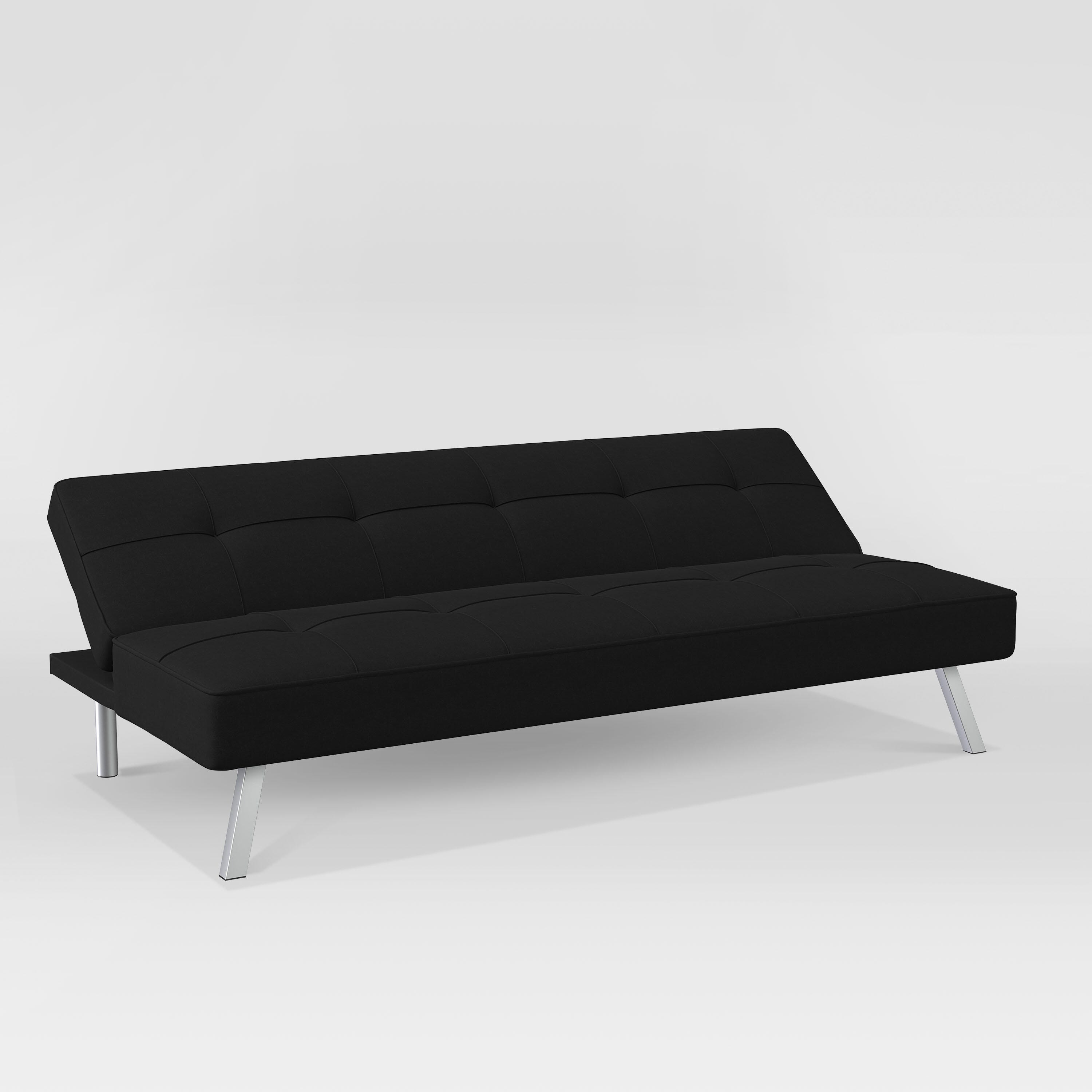 Serta Canton Futon, Black, large