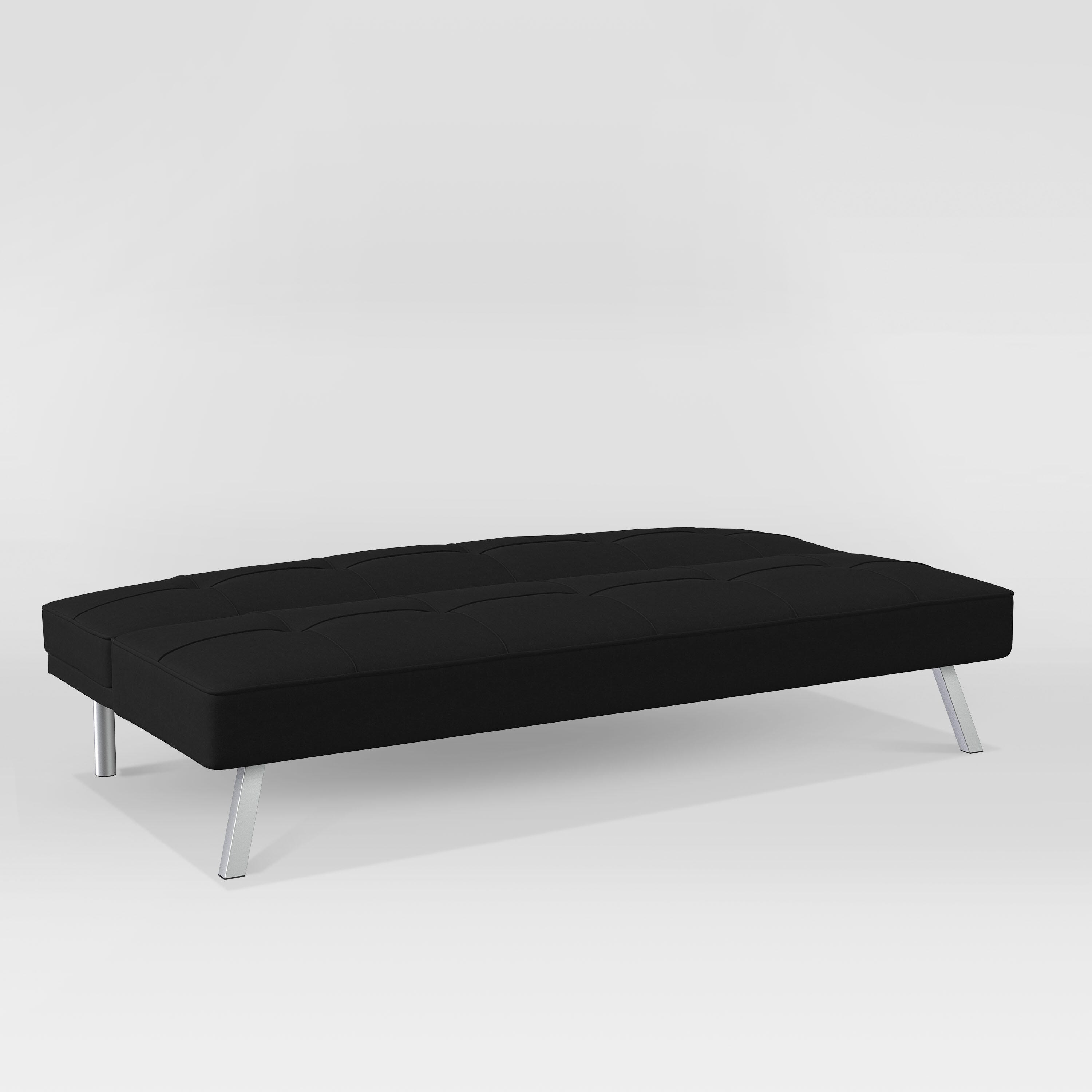 Serta Canton Futon, Black, large