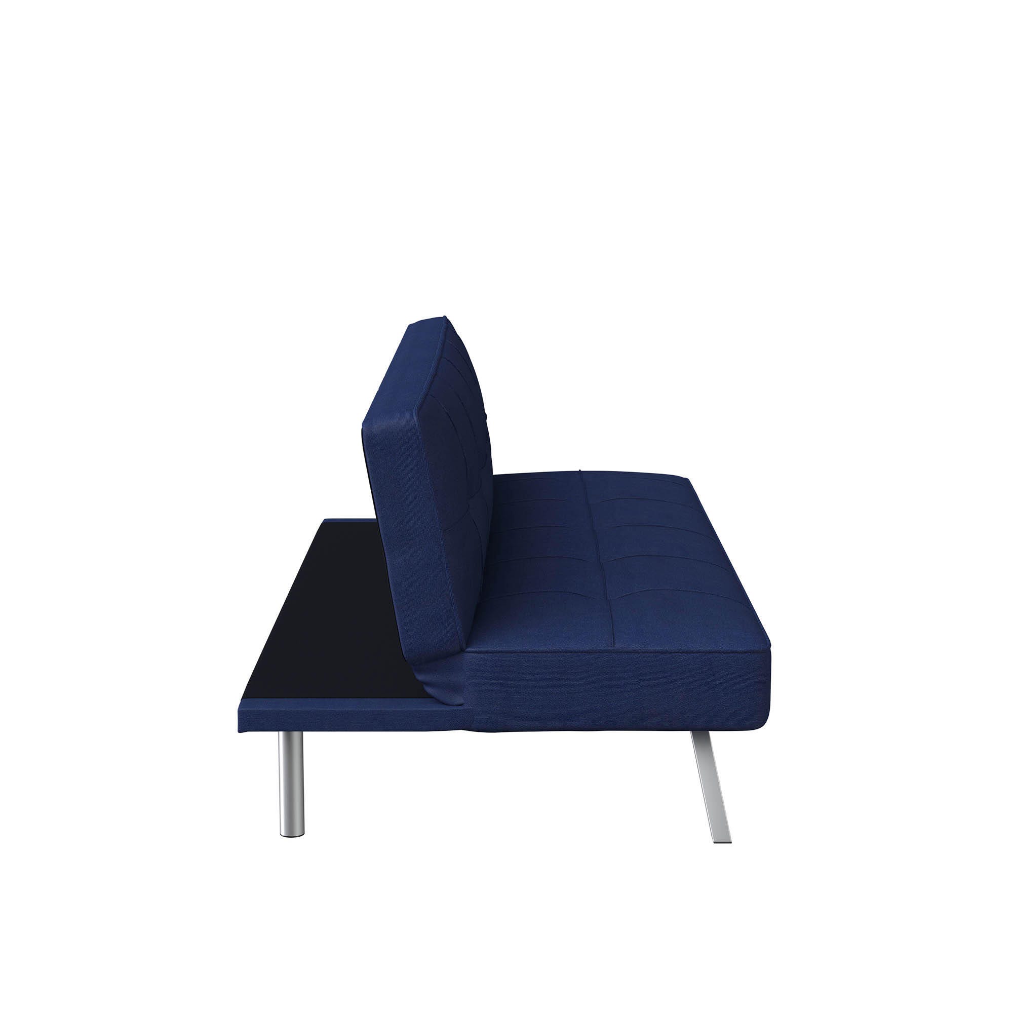 Serta Canton Futon, Navy, large