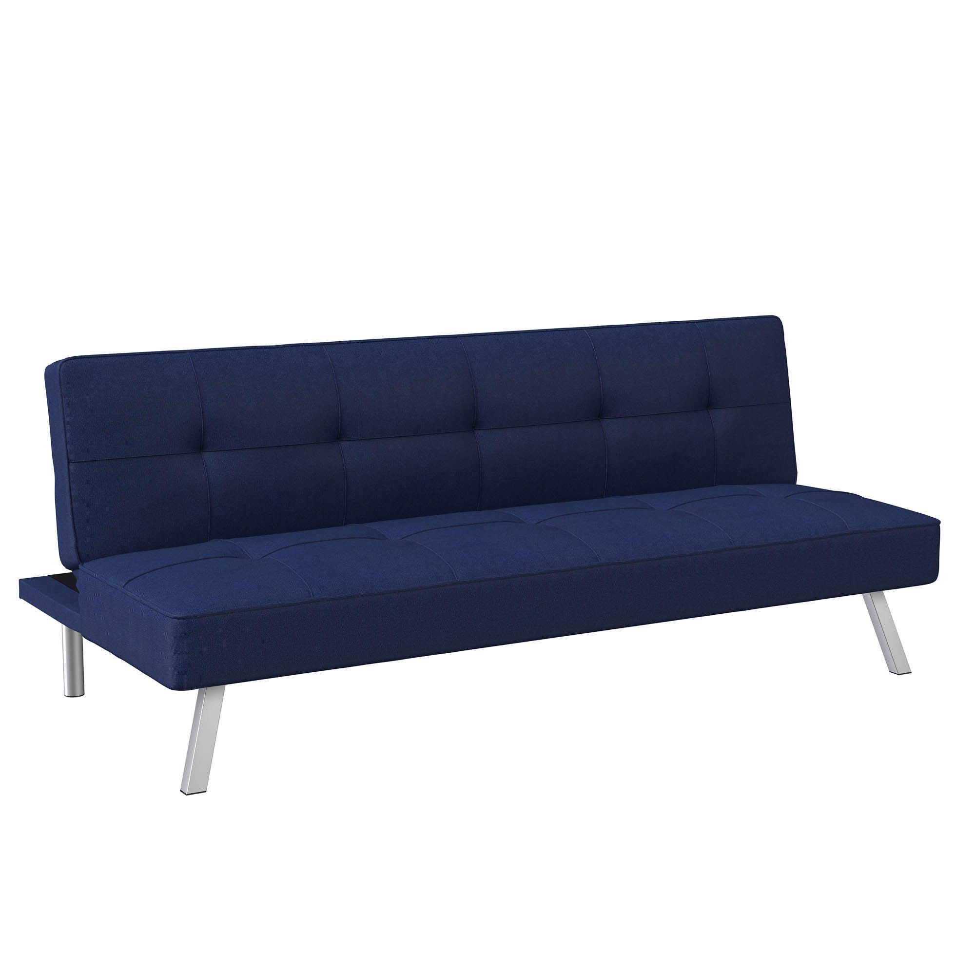 Serta Canton Futon, Navy, large