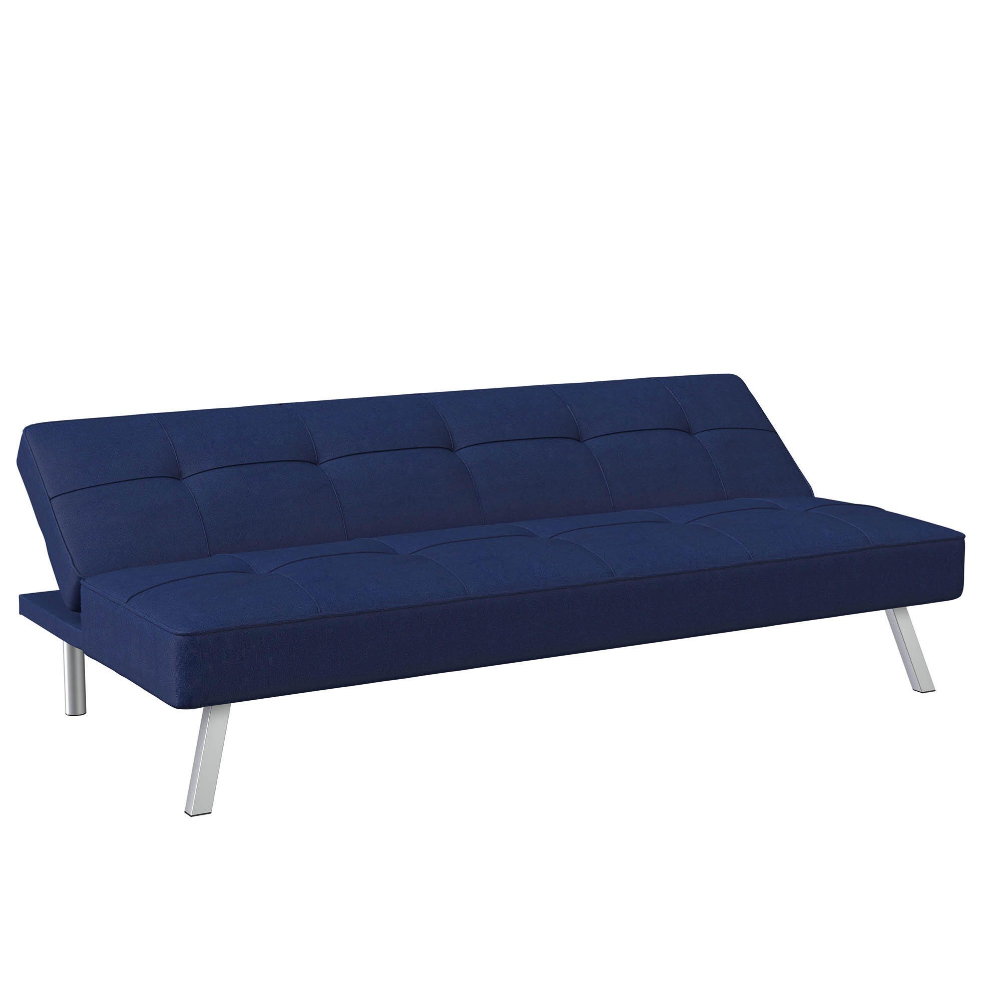 Serta Canton Futon, Navy, large