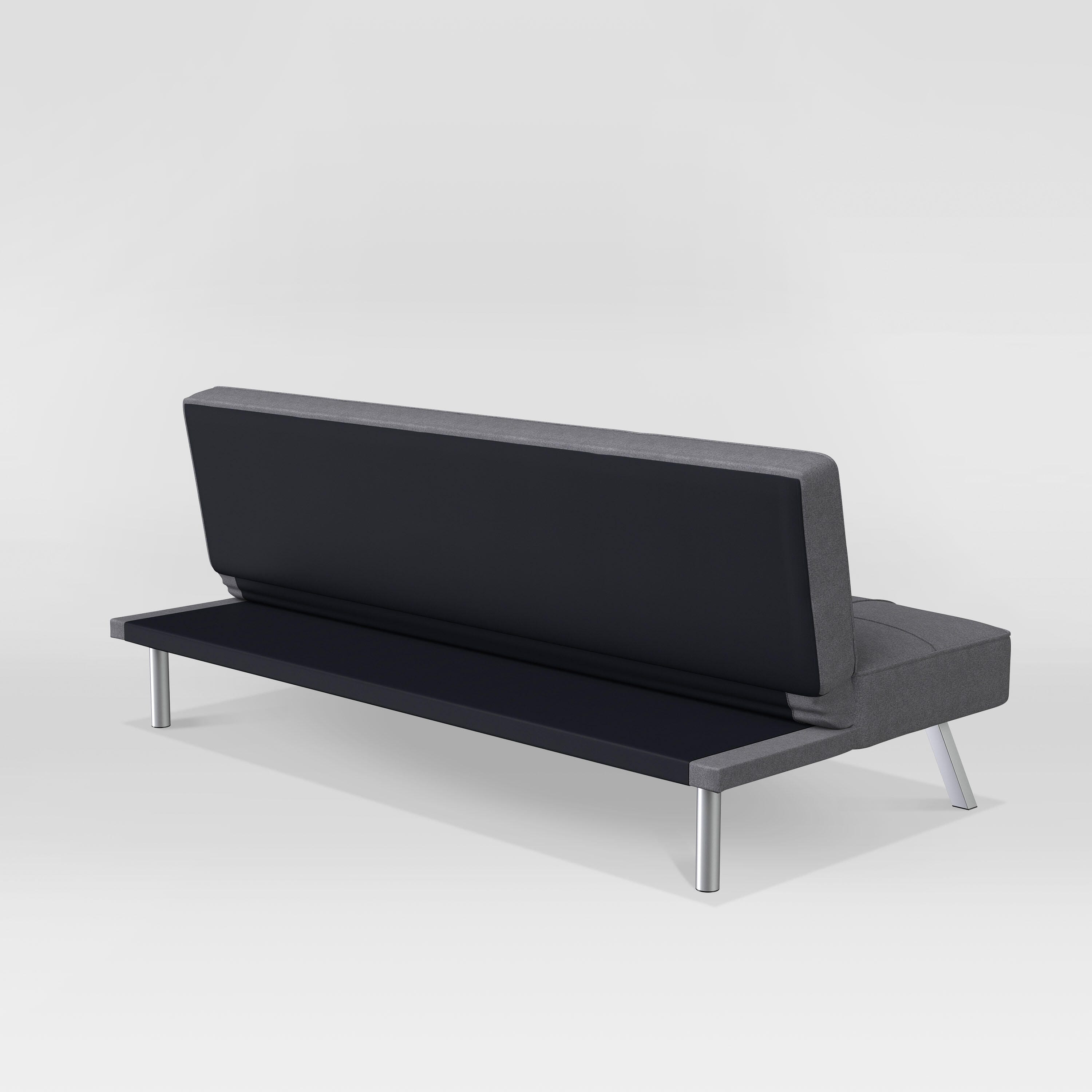 Serta Canton Futon, Charcoal, large