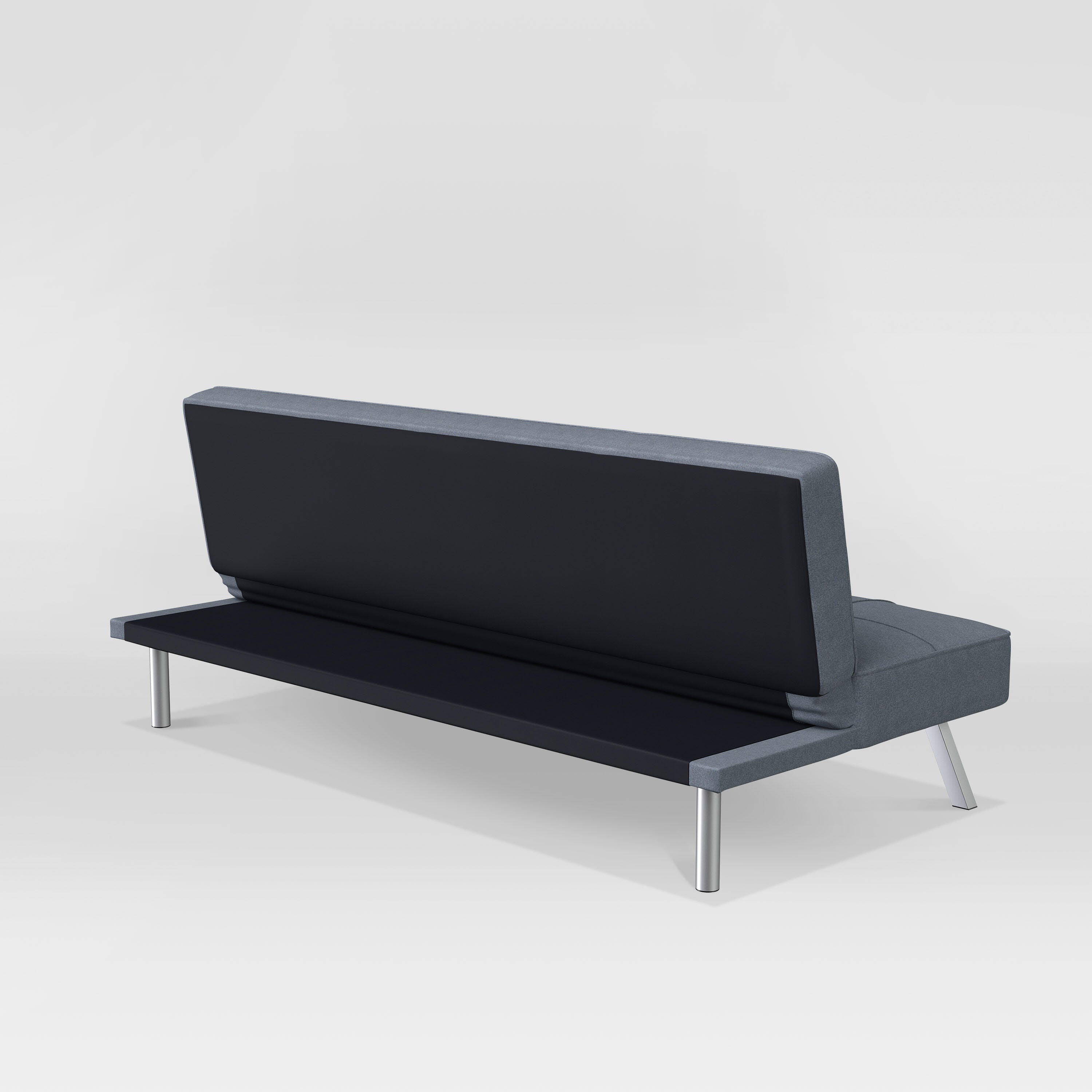 Serta Canton Futon, Light Gray, large