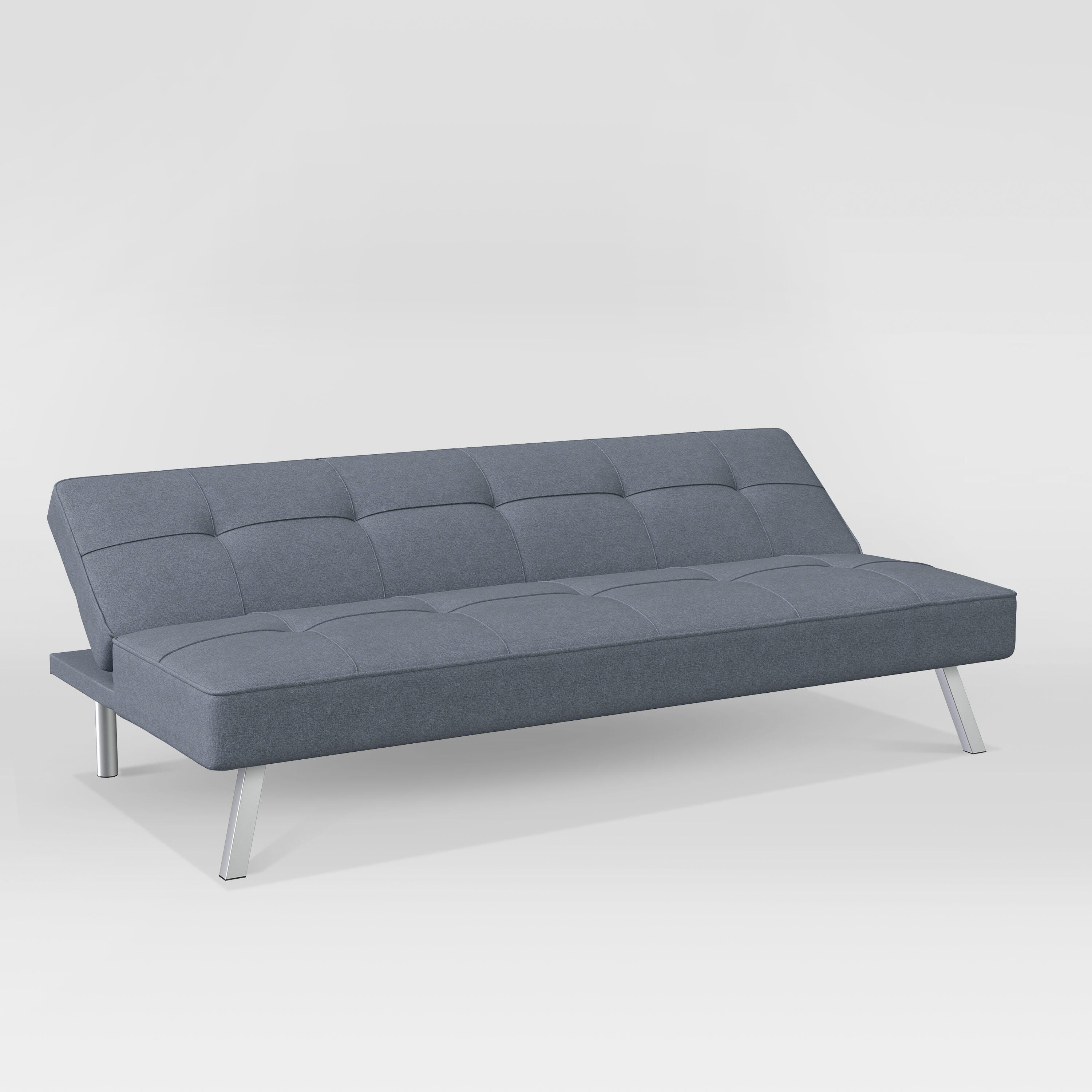 Serta Canton Futon, Light Gray, large