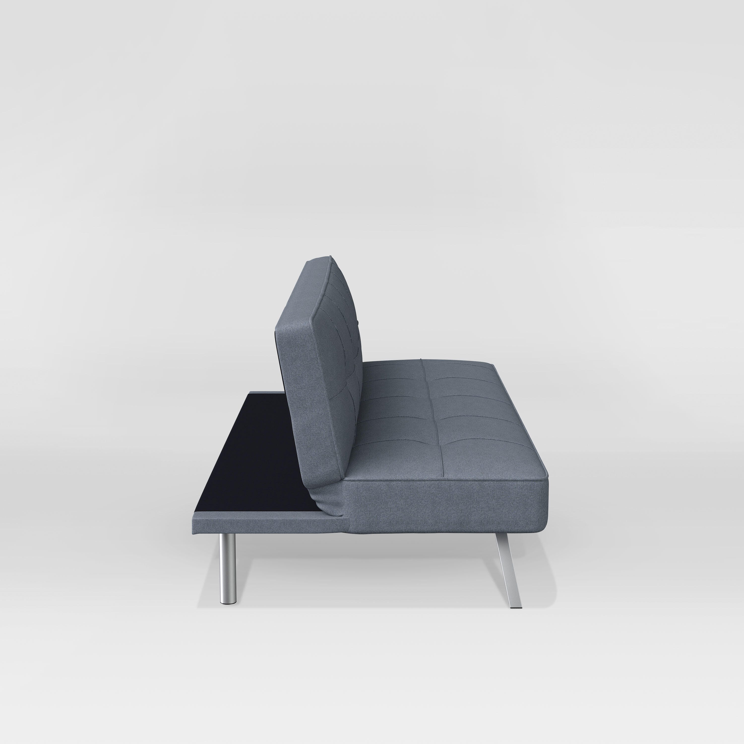 Serta Canton Futon, Light Gray, large